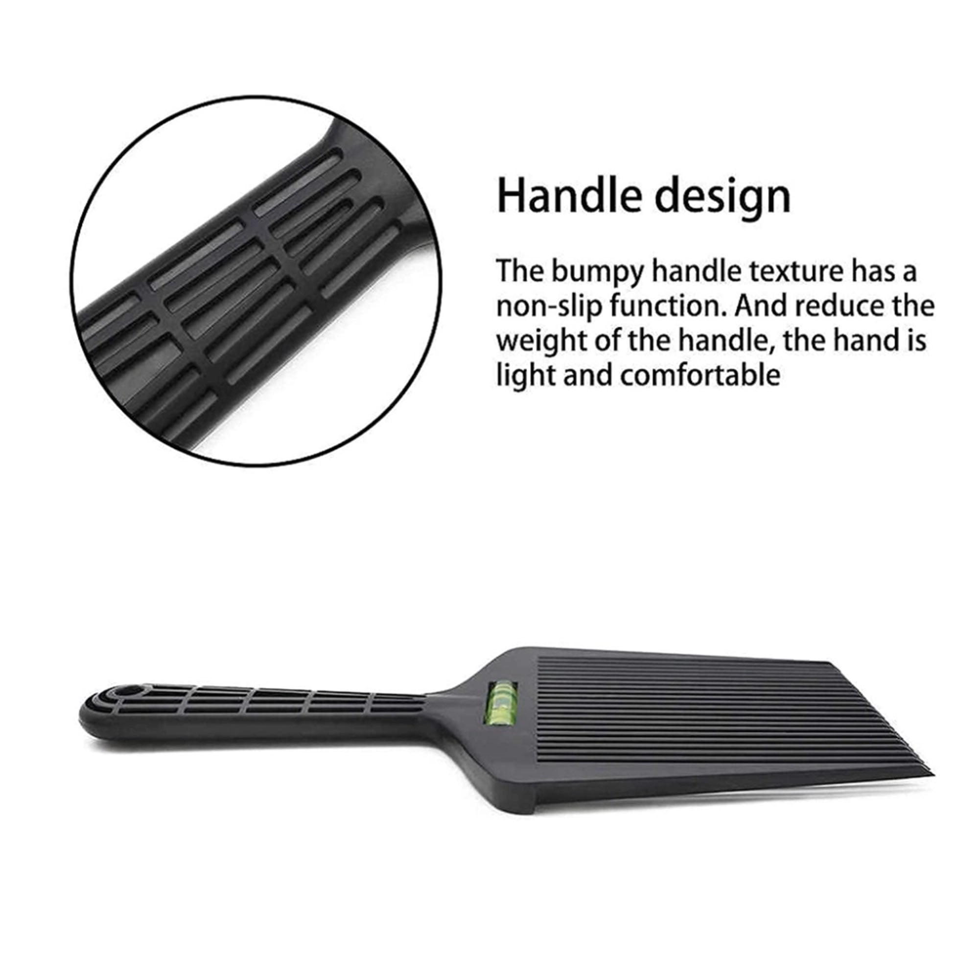 Eson - Hair Cutting Level Comb Large Teeth With Built-in Spirit Level