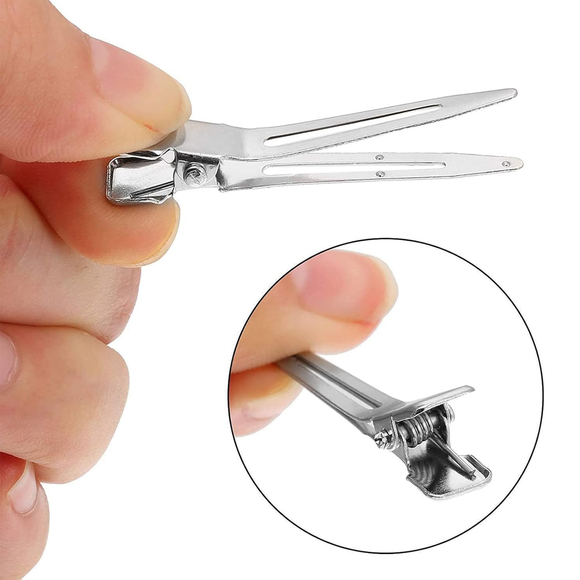 Eson - Single Prong Pinch Hair Clips 45mm (Pack of 70)