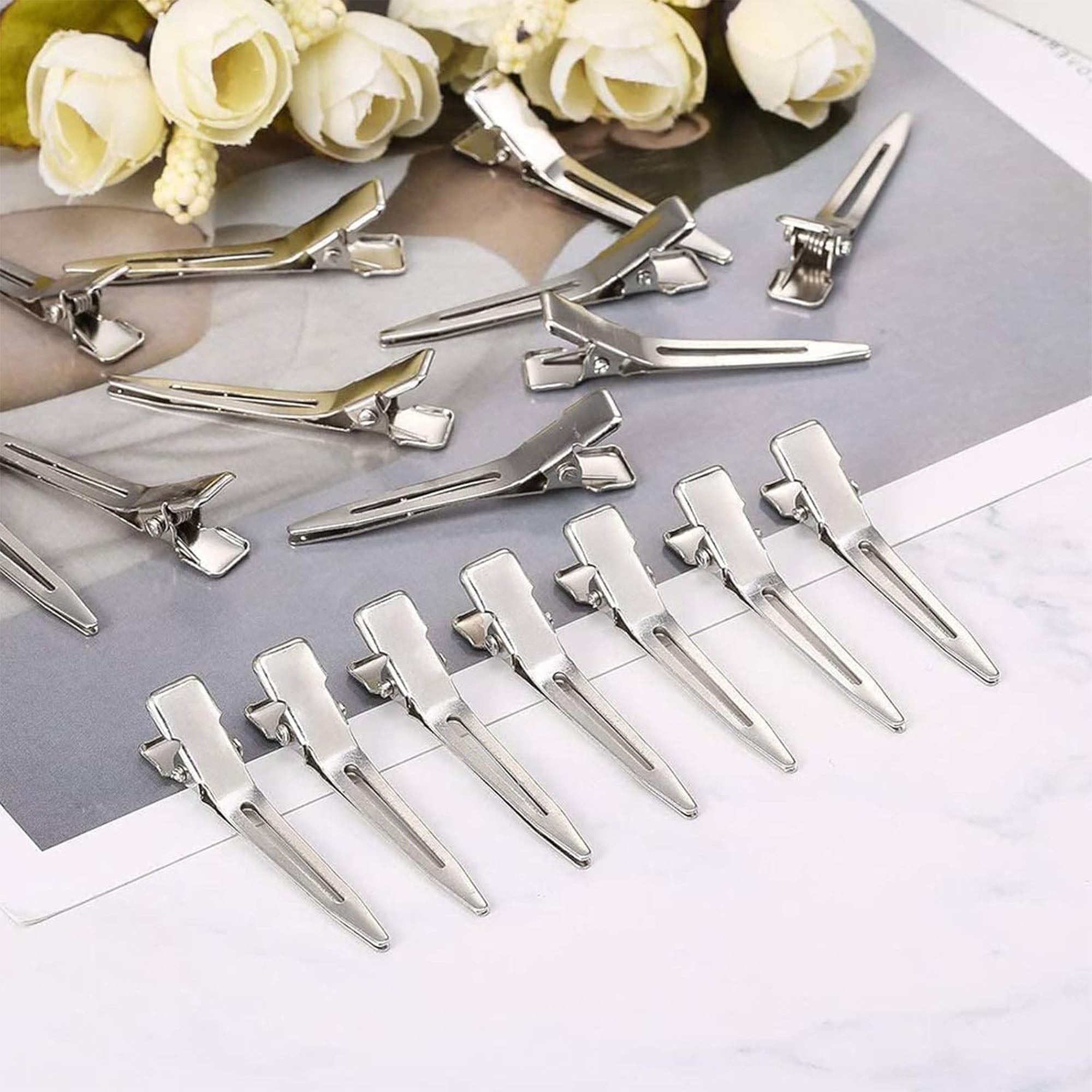 Eson - Single Prong Pinch Hair Clips 45mm (Pack of 70)