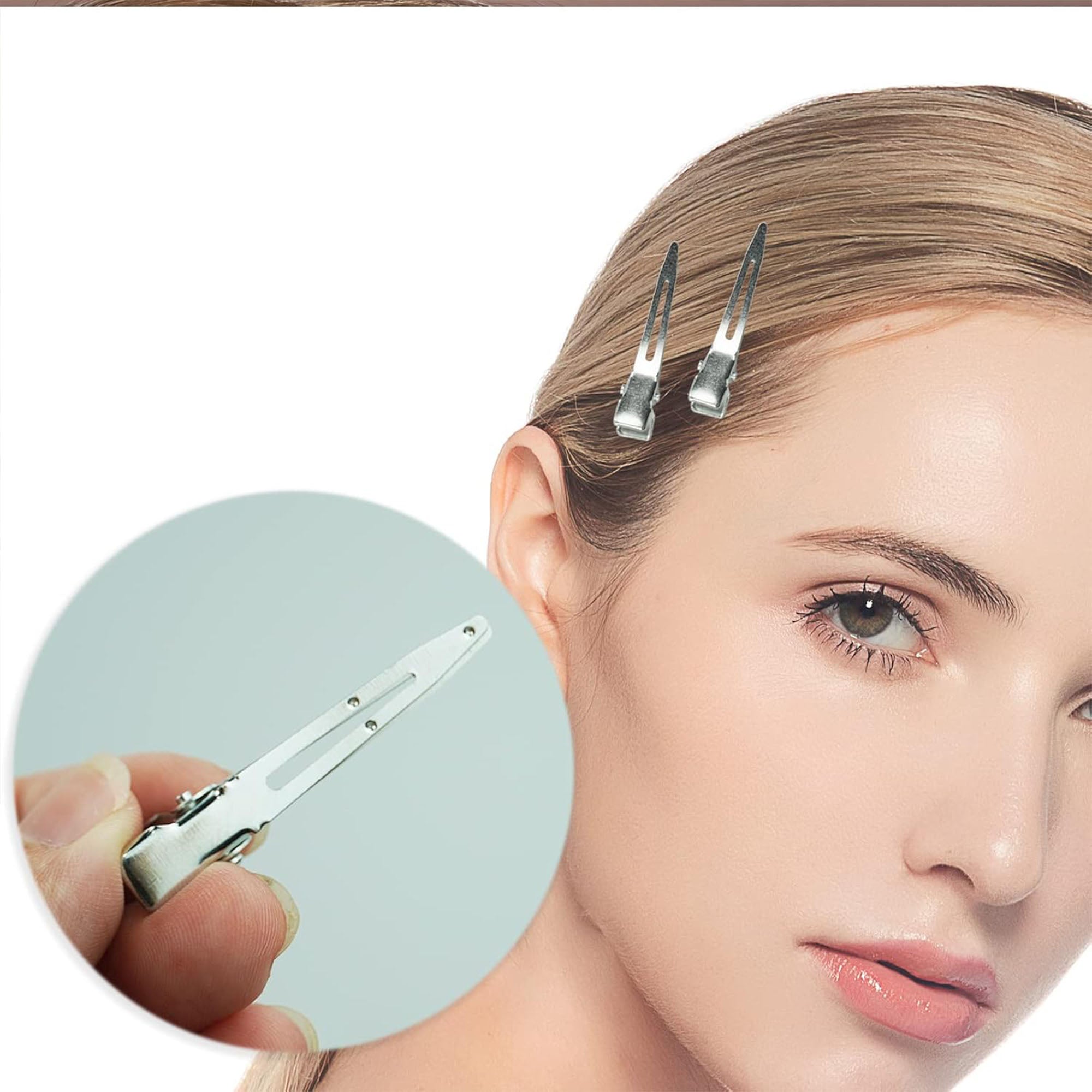 Eson - Single Prong Pinch Hair Clips 45mm (Pack of 70)