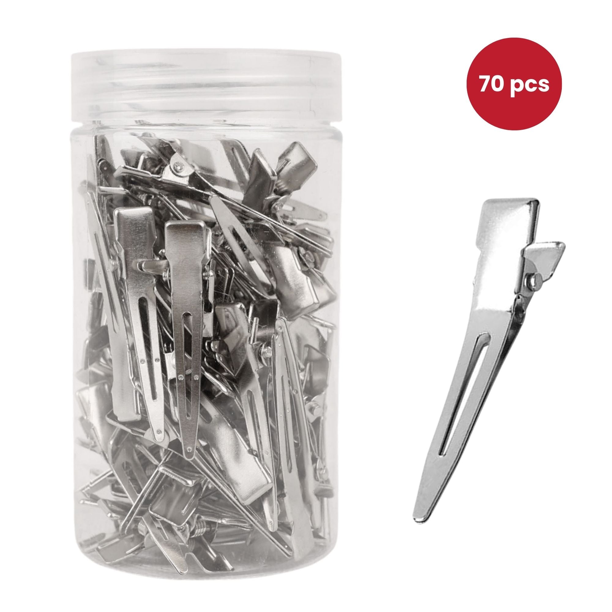Eson- Hair Clips Single Prong Pinch Clips 70pcs
