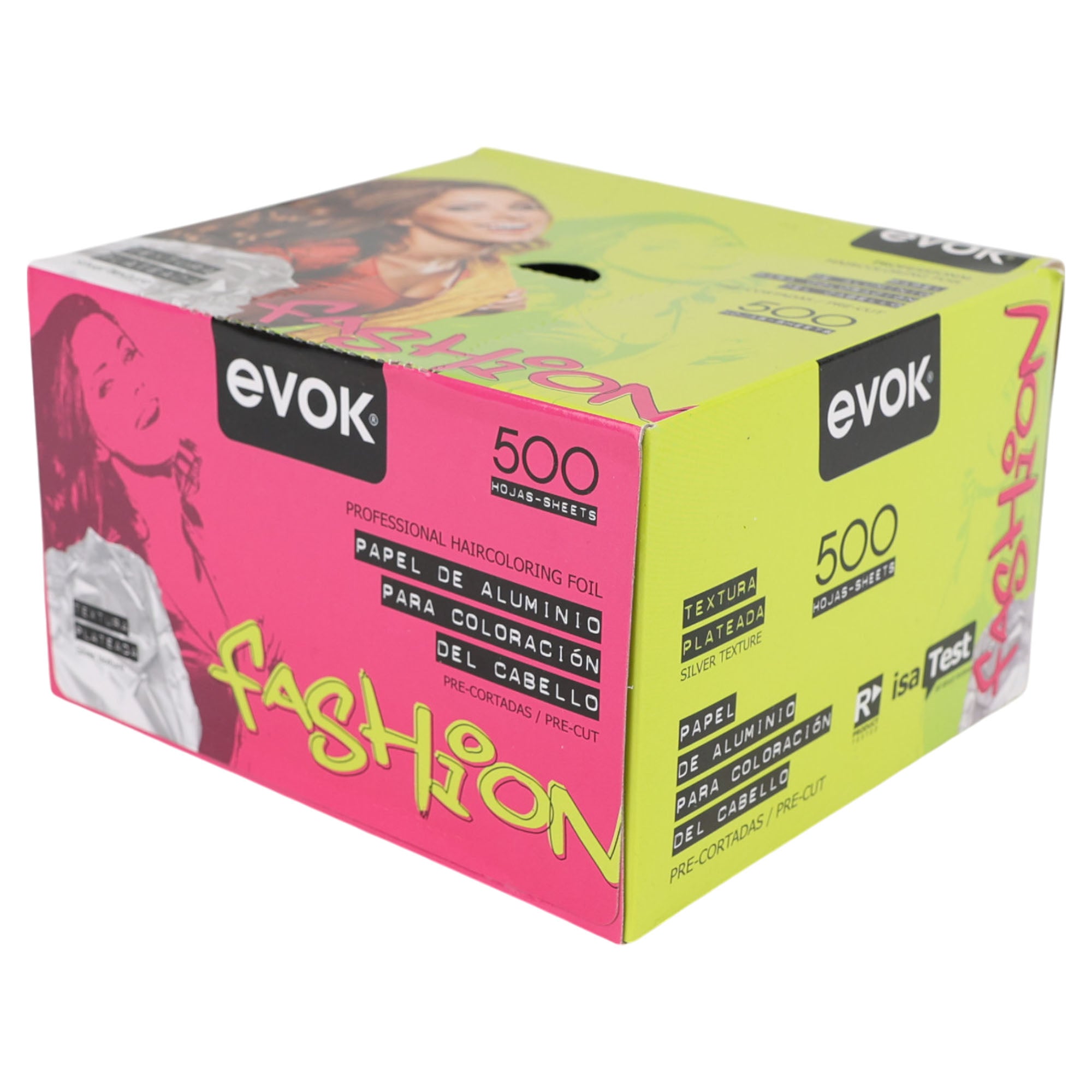 Eson - Evok Silver Texture Hair Foil Pop Up 500 Sheets 273x130mm