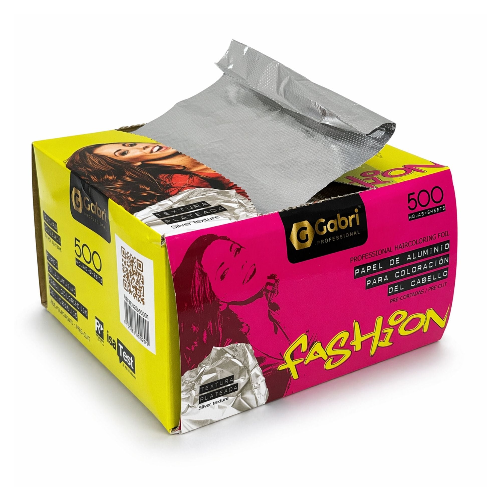 Gabri - Silver Textured Pop Up Hair Foil 500 Sheets (27x13cm)