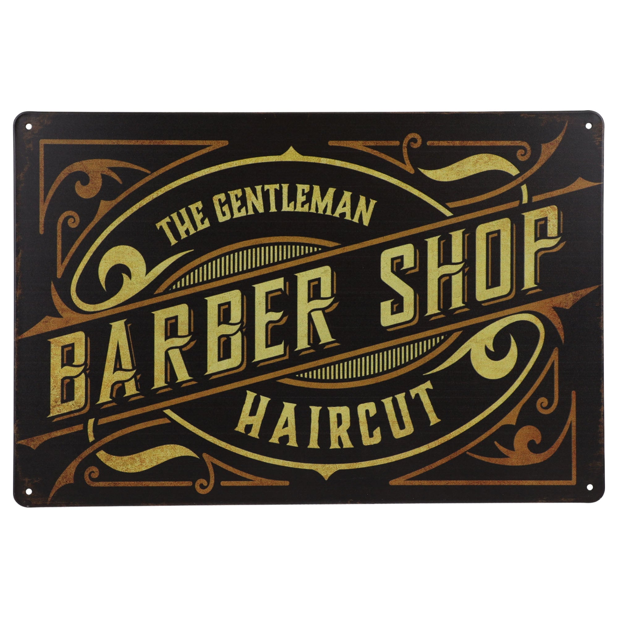 Eson - Vintage Barber Shop Metal Plaque Sign 20x30cm