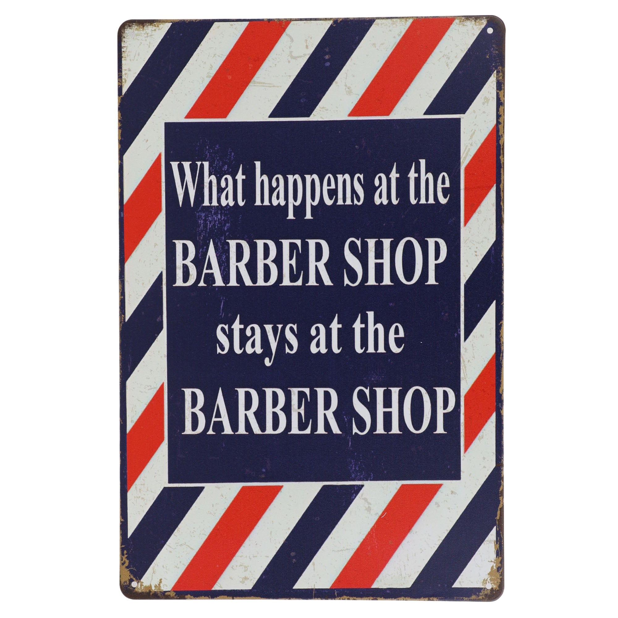 Eson - Barber Shop Metal Plaque Sign 20x30cm