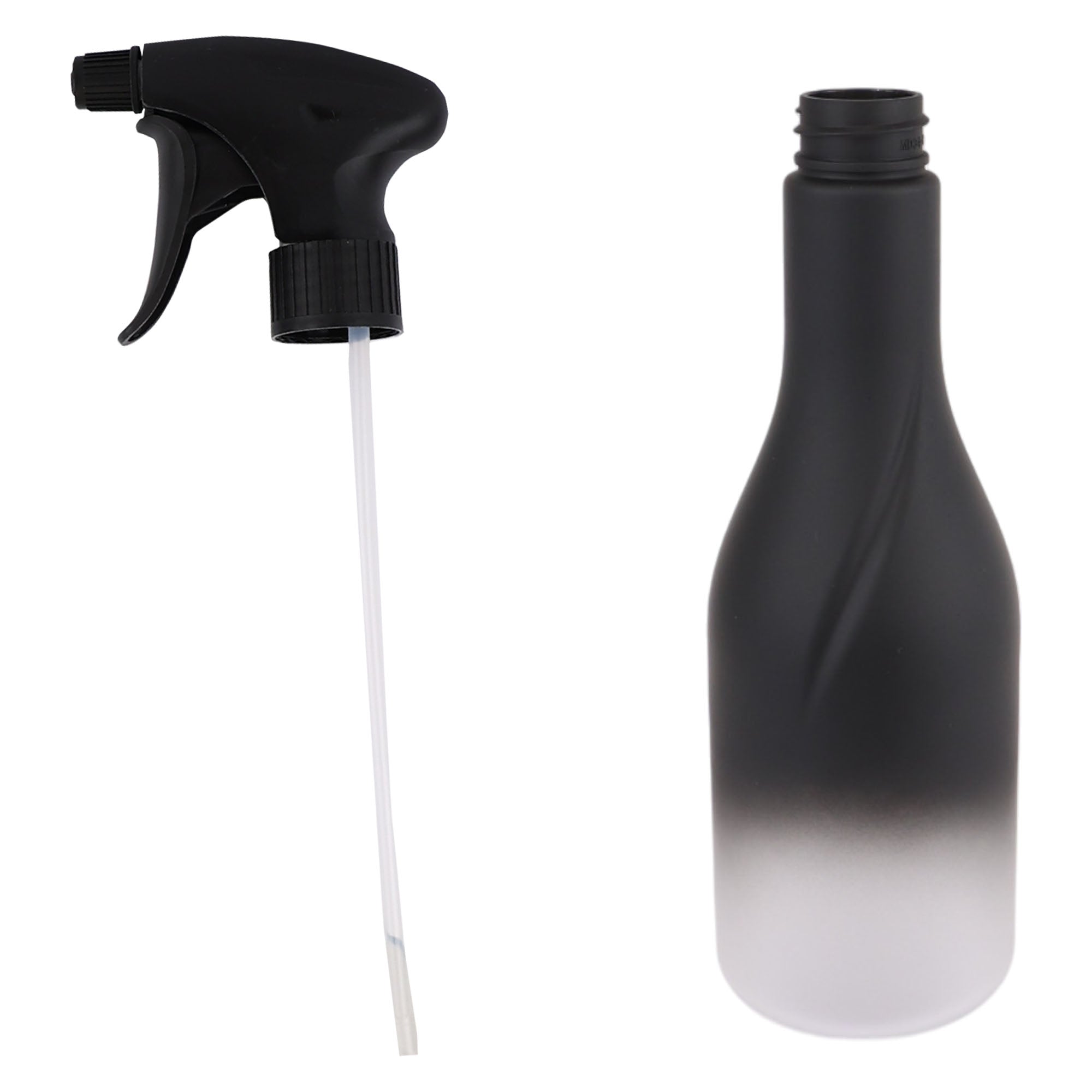 Eson - Water Spray Bottle 350ml Ultra Fine Mist Sprayer (Gradient Black)