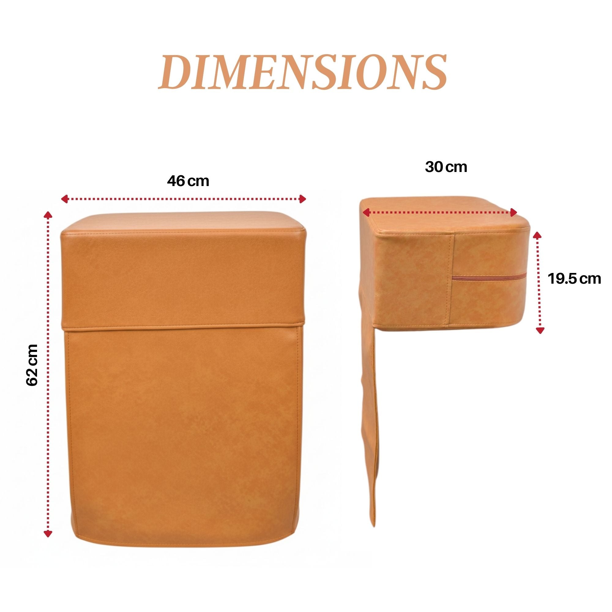 Kids Booster Seats - Professional Salon & Barber Cushion Camel