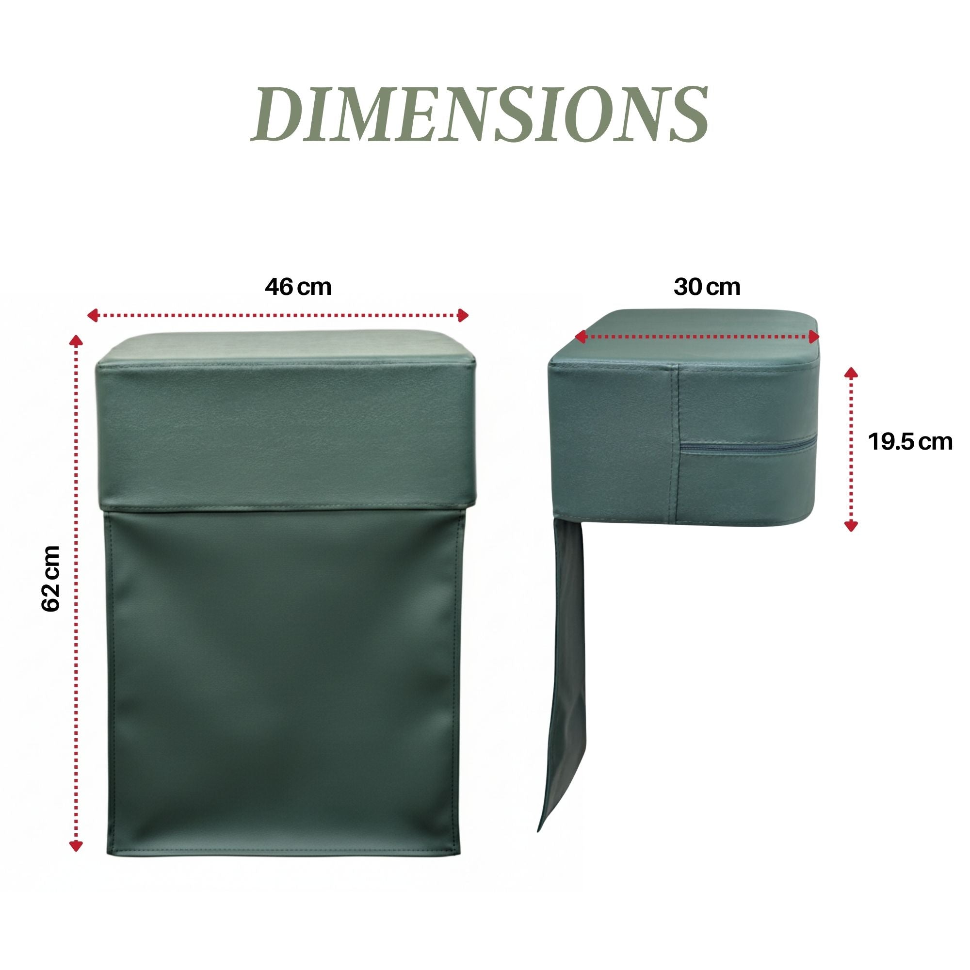 Kids Booster Seats - Professional Salon & Barber Cushion Green