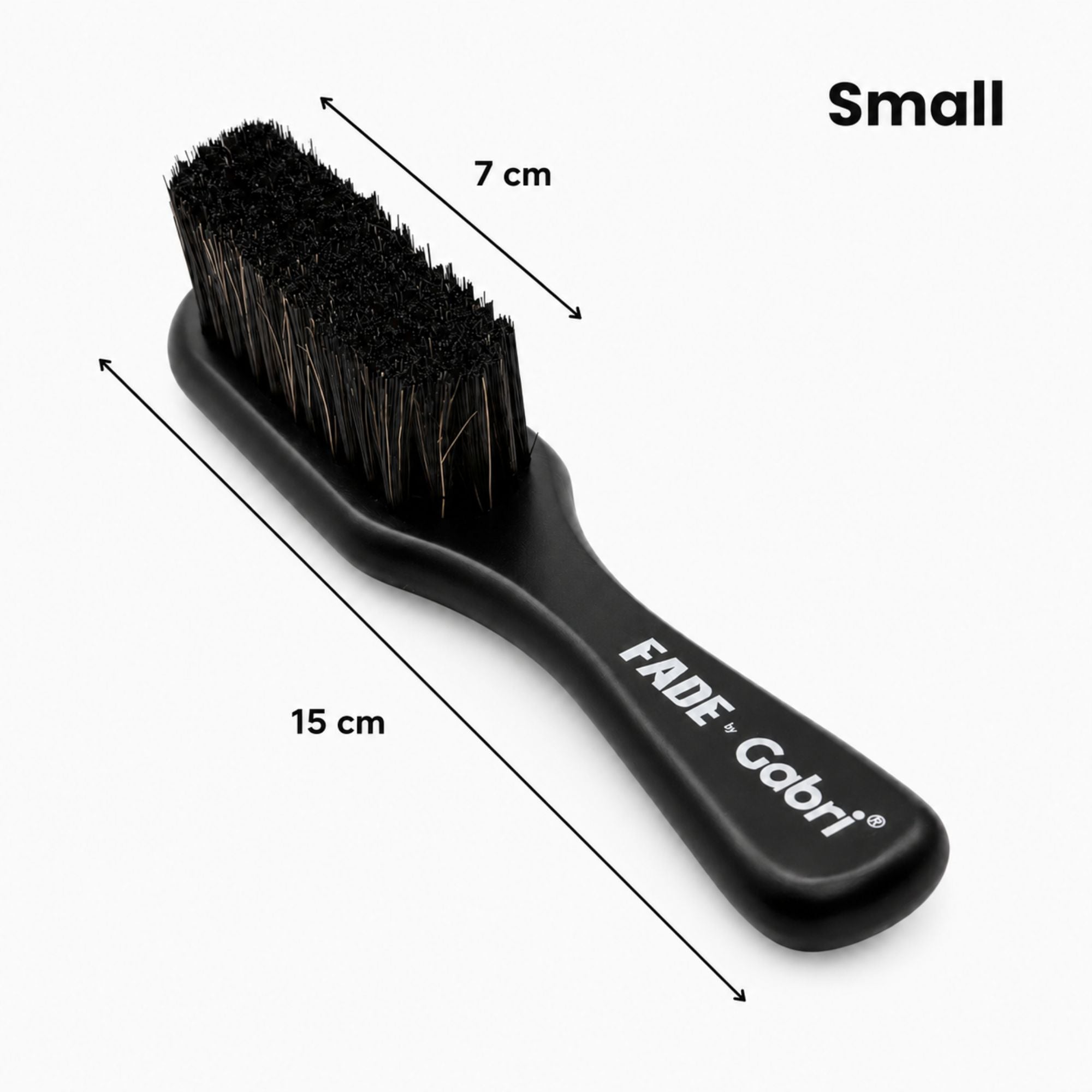 Gabri - Skin Fade Brush Black Wooden Soft Fader Small