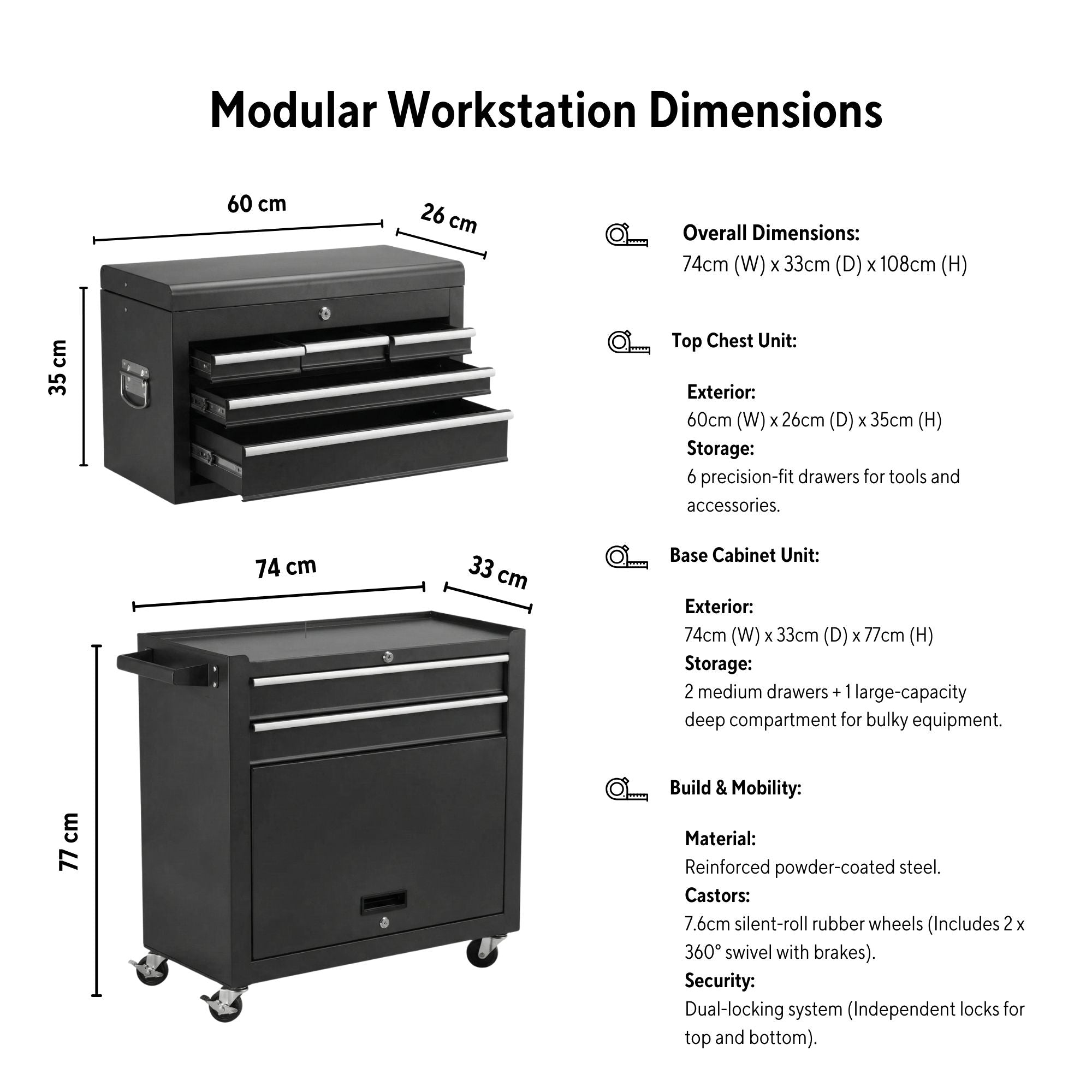Eson - Elite Series Professional Salon & Barber Workstation