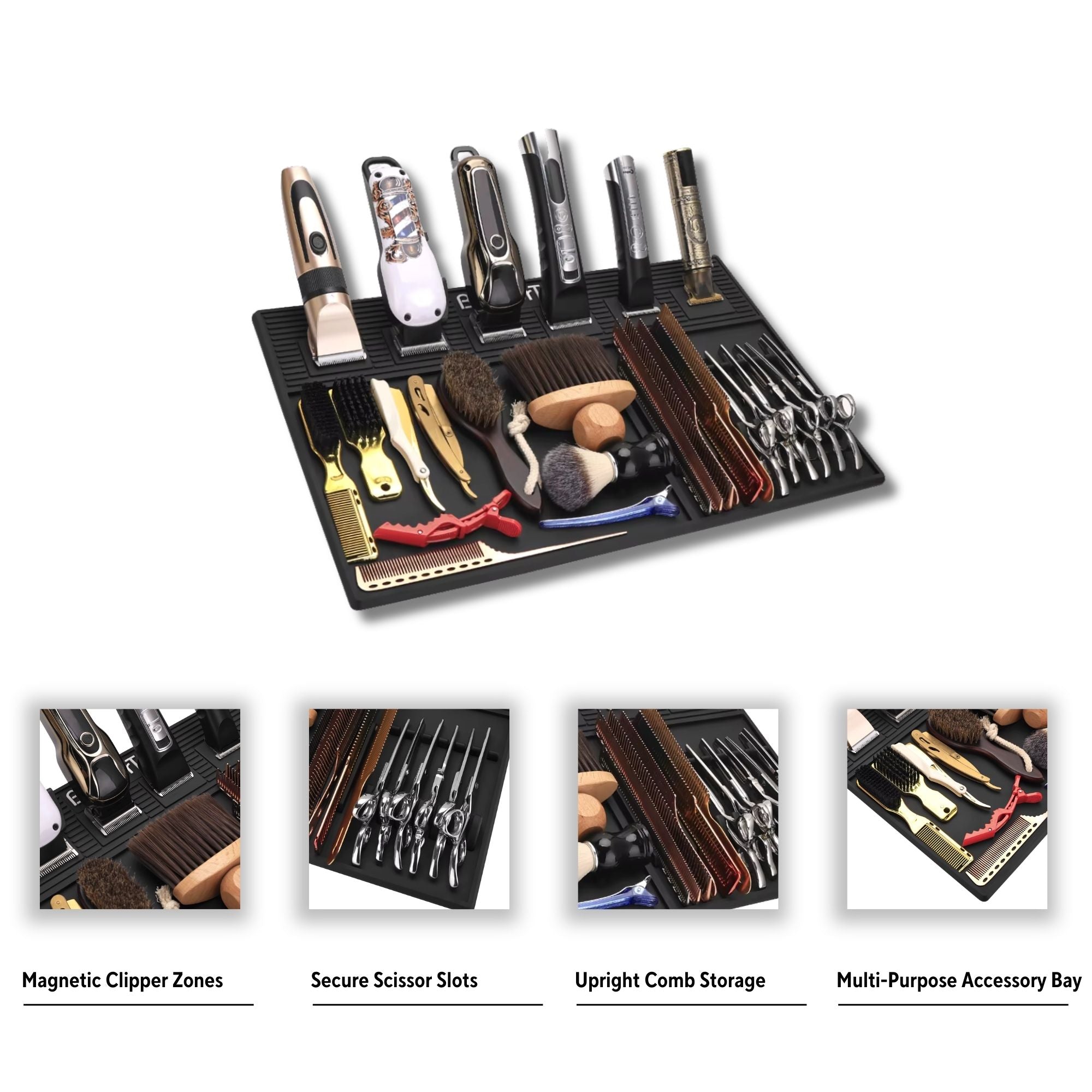 BarberTop - Multifunctional Magnetic Barber Station Mat