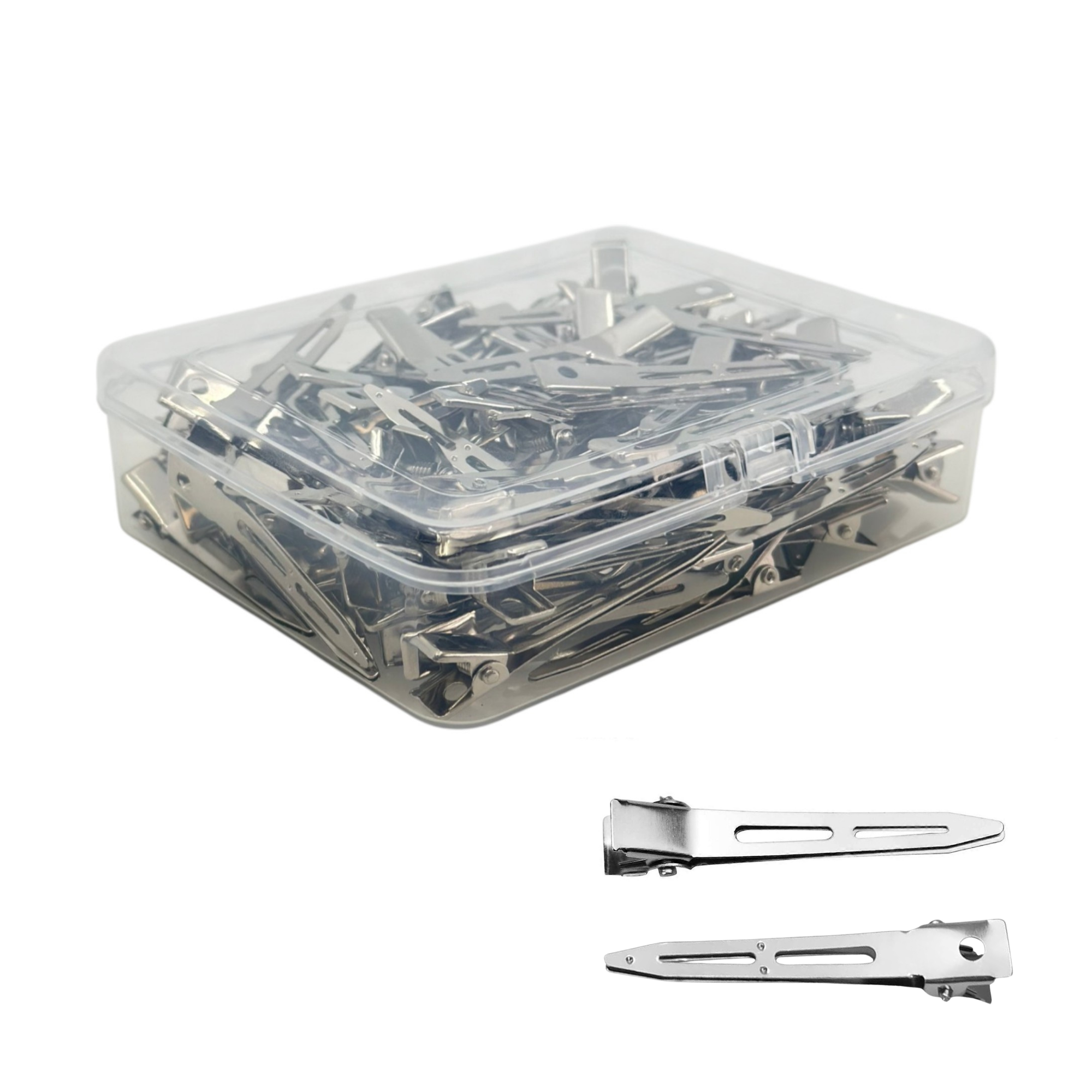 Eson - Single Prong Pinch Hair Clips 55mm (Pack of 100)