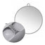 Gabri - Salon Mirror Round Handheld & Wall Grey 28cm