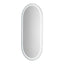 Salon Mirror - Oval Frameless LED Mirror with Smart Touch Sensor & 3-Colour Lighting Modes