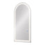 Salon Mirror - Arched Frameless LED Mirror with Smart Touch Sensor & 3-Colour Lighting Modes