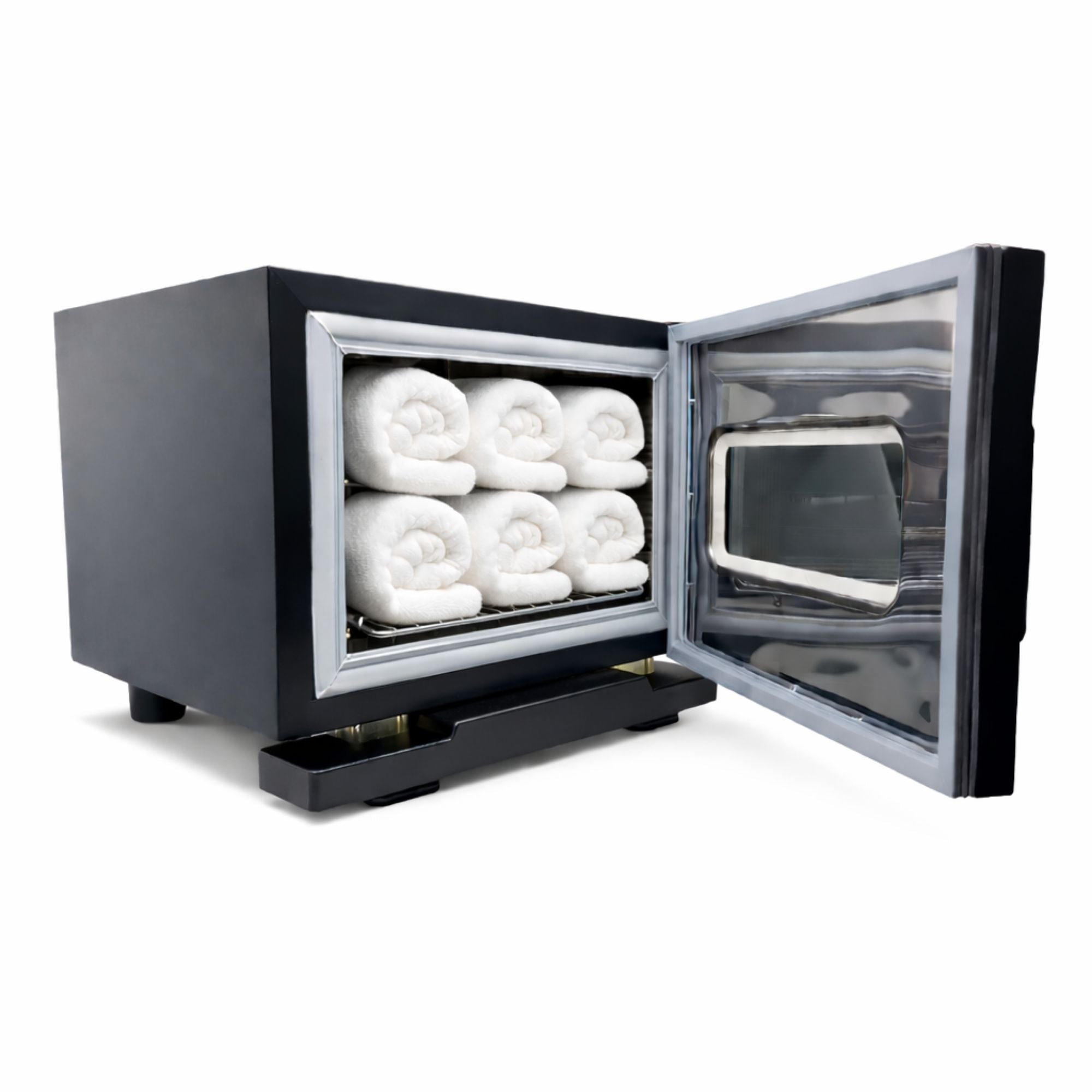 Eson - Hot Towel Warmer Cabinet with UV Steriliser & Viewing Window 6.5L Matte Black