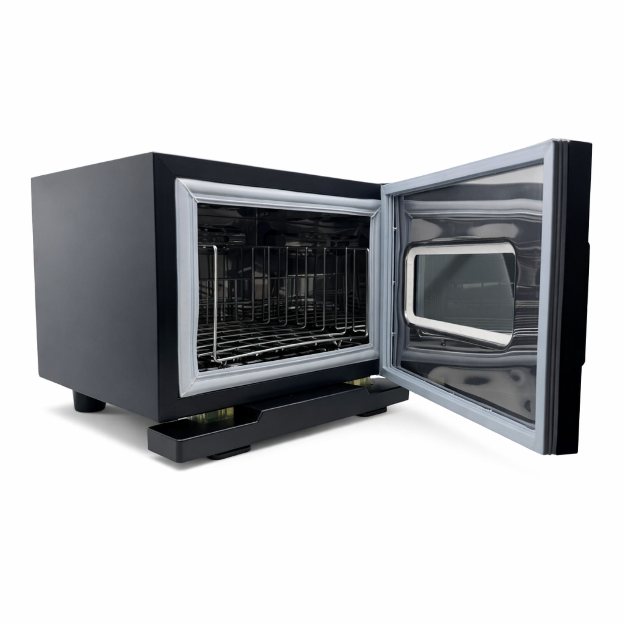 Eson - Hot Towel Warmer Cabinet with UV Steriliser & Viewing Window 6.5L Matte Black