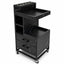 Salon Trolley - Black Marble Tool Trolley with Wheels