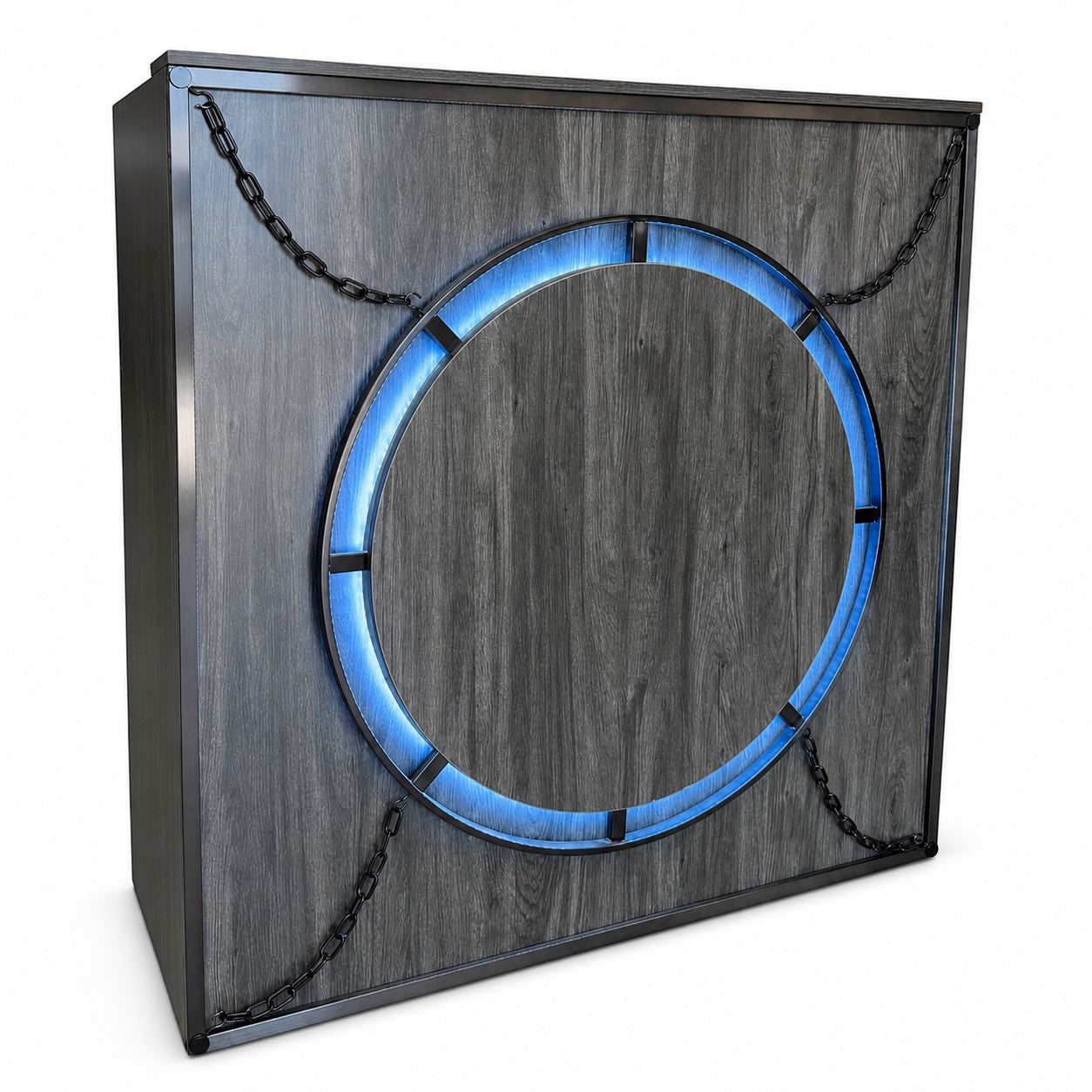 Reception Desk - Wood Effect Illuminated Counter