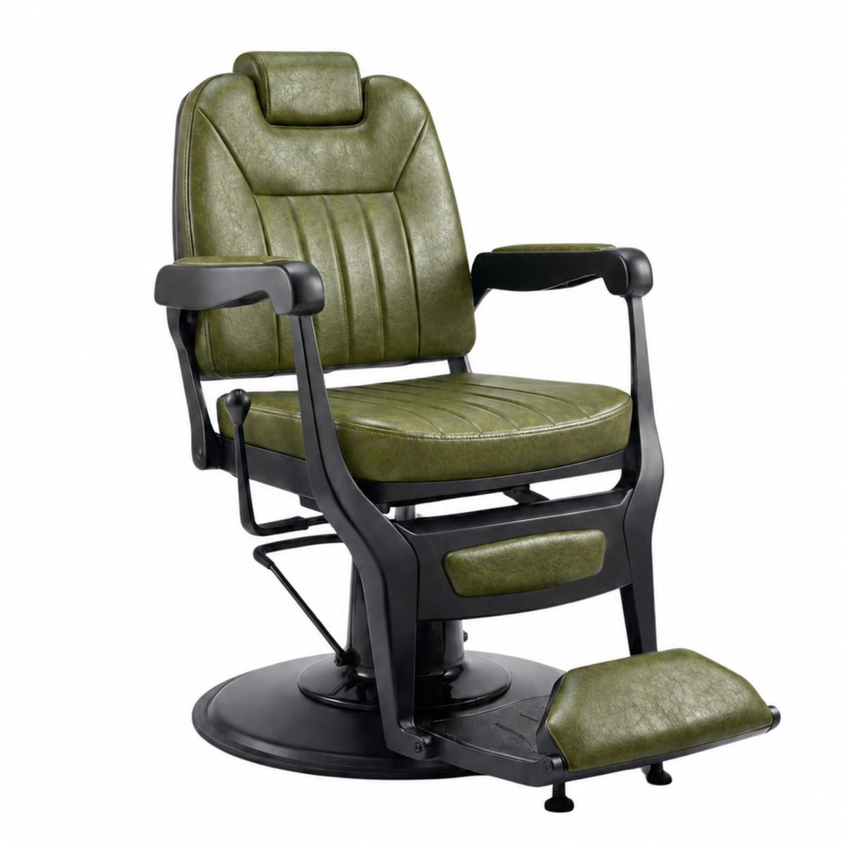Barber Chair - Elite Green & Matte Black Accents