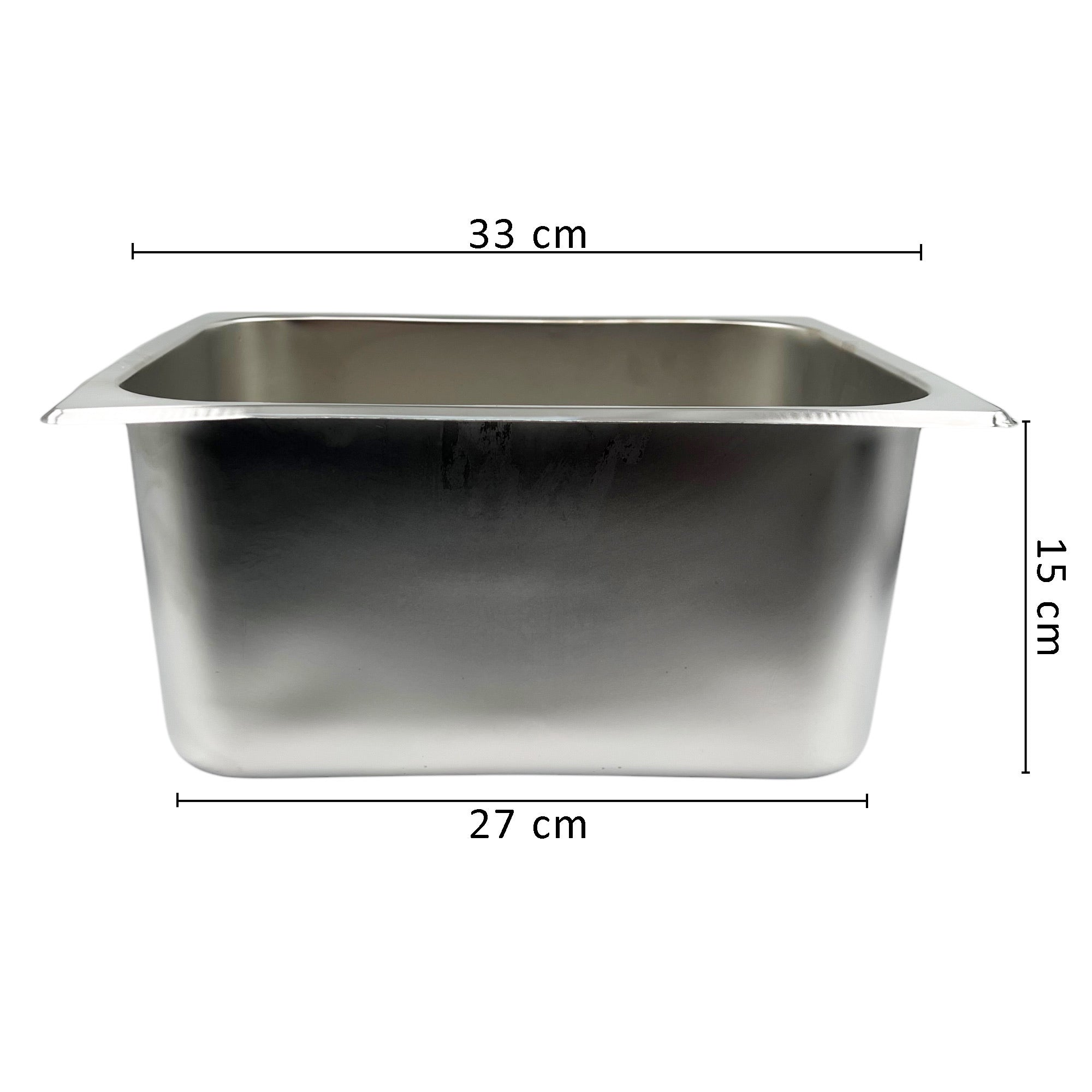 Eson - Stainless Steel Gastronorm Tray 33x27x15cm