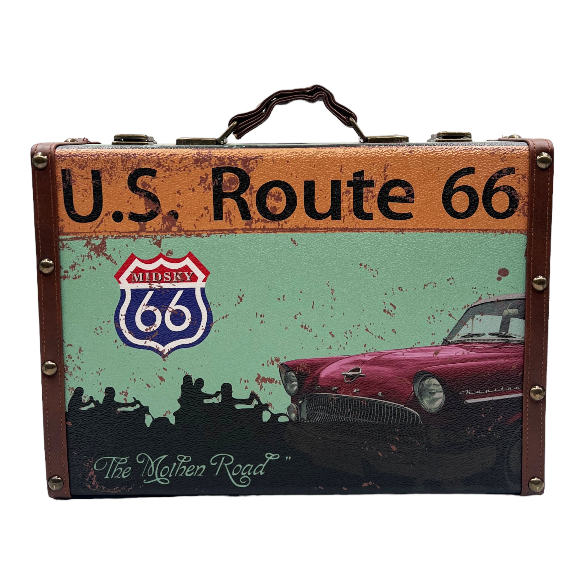 Eson - Hair Stylist Bag Barber Tools Carry Case Authentic Model (U.S. Route66)