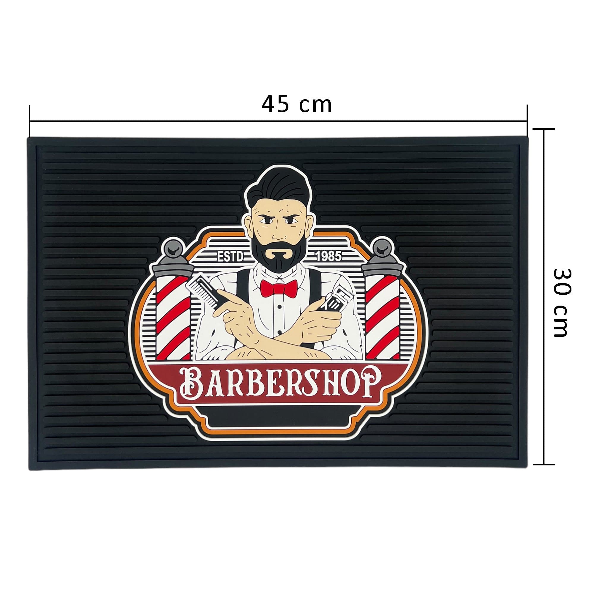 Eson - Barber Station Organiser Mat Flexible With a Durable Design 45x25cm - Eson Direct