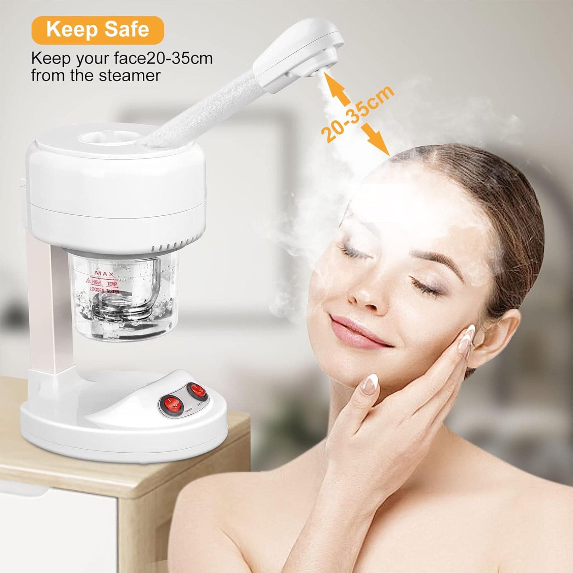 Eson - Facial Skin Care Steamer Tabletop & Portable Face Mist Sprayer