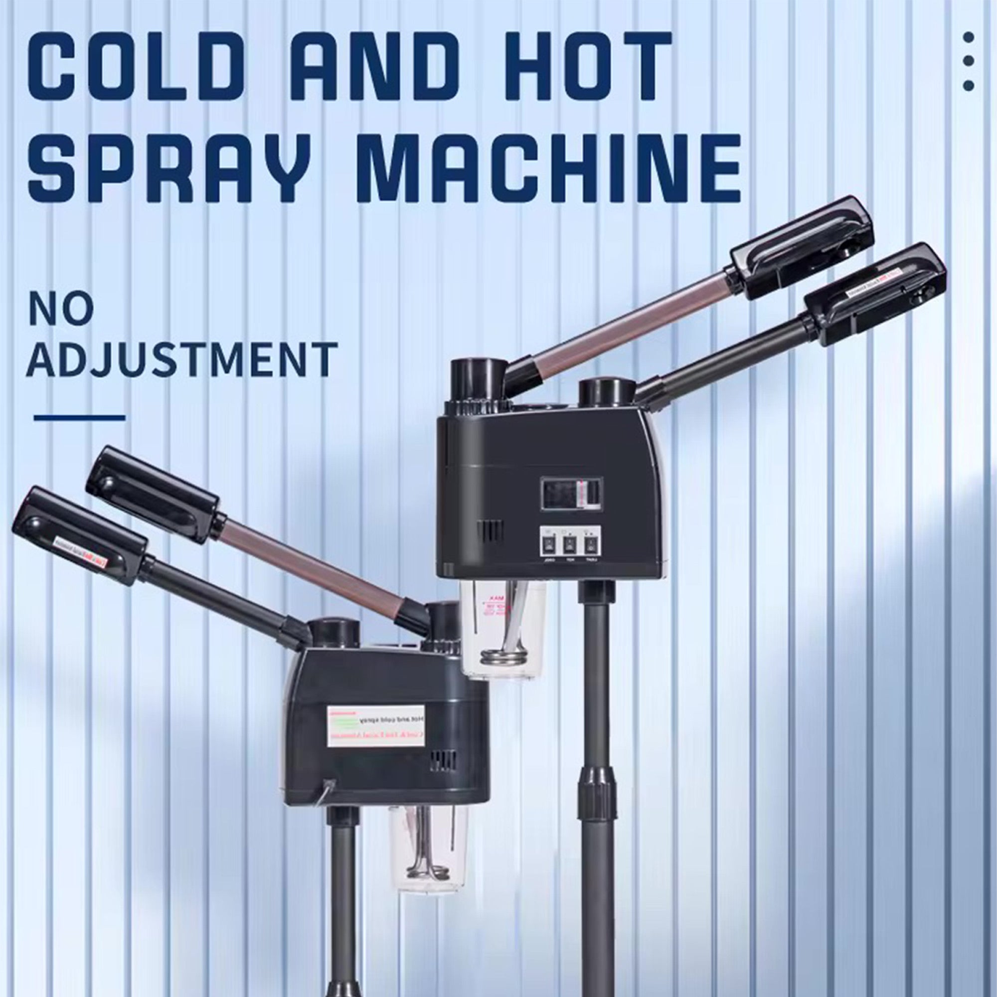 Eson - Facial Steamer 800W Hot and Cold Ozone Evaporator Steam Sprayer Black (LH-223)