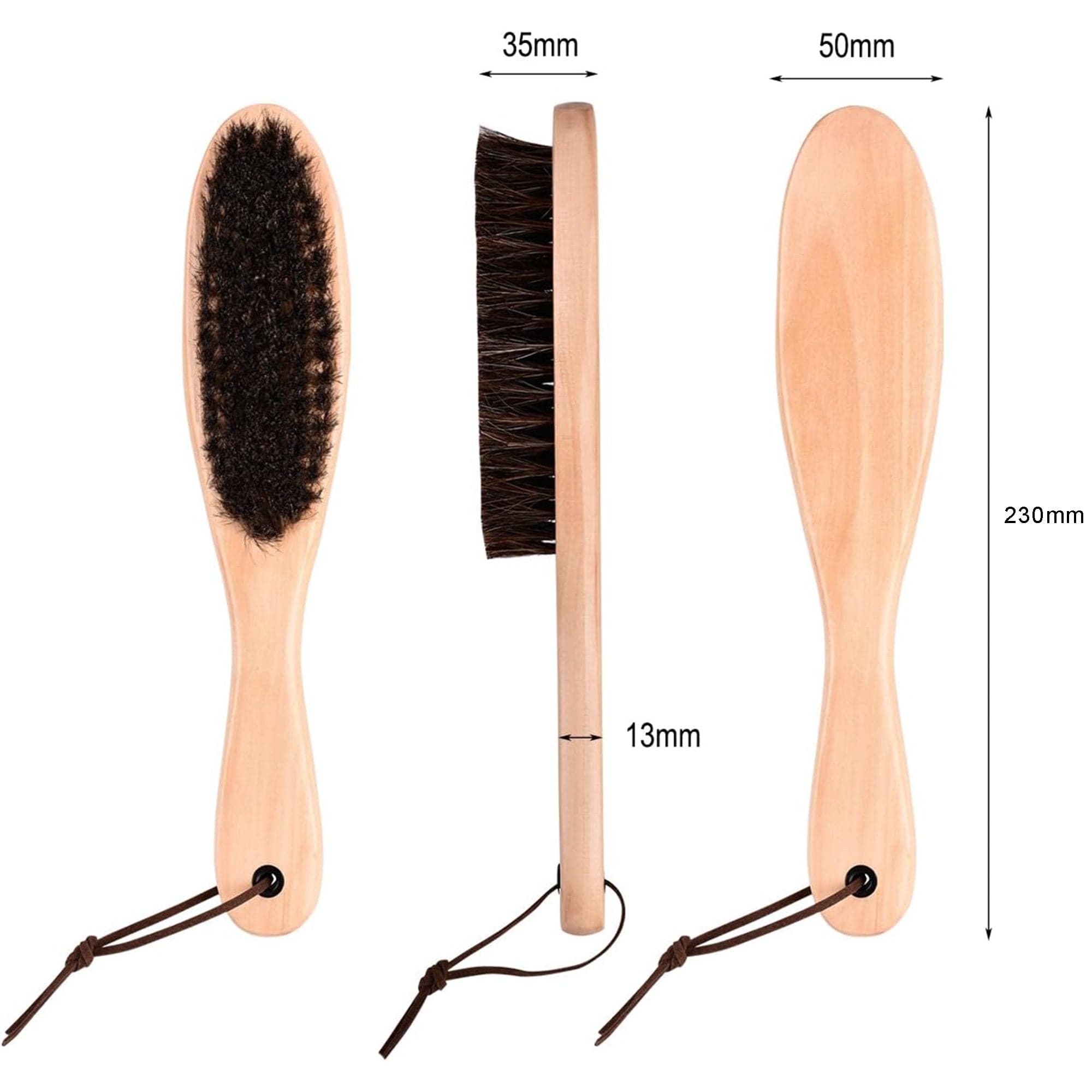 Eson - Fade Brush Long Horse Hair Comfort During Use 23x5cm (Natural)