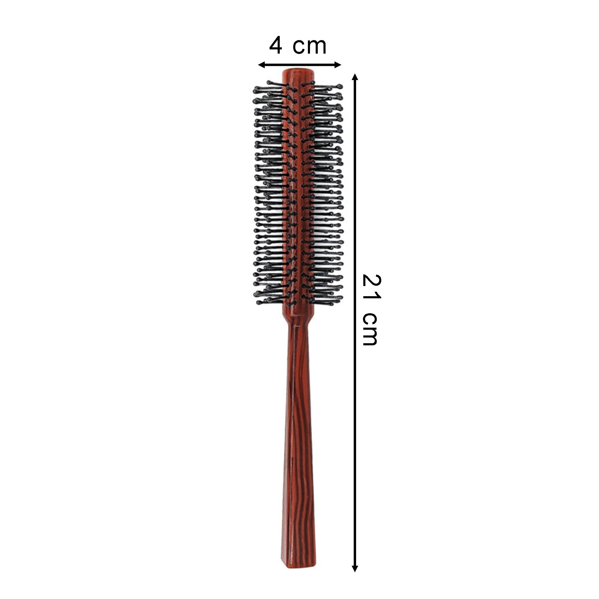 Eson - Round Hair Brush Wooden & Pointed Tail