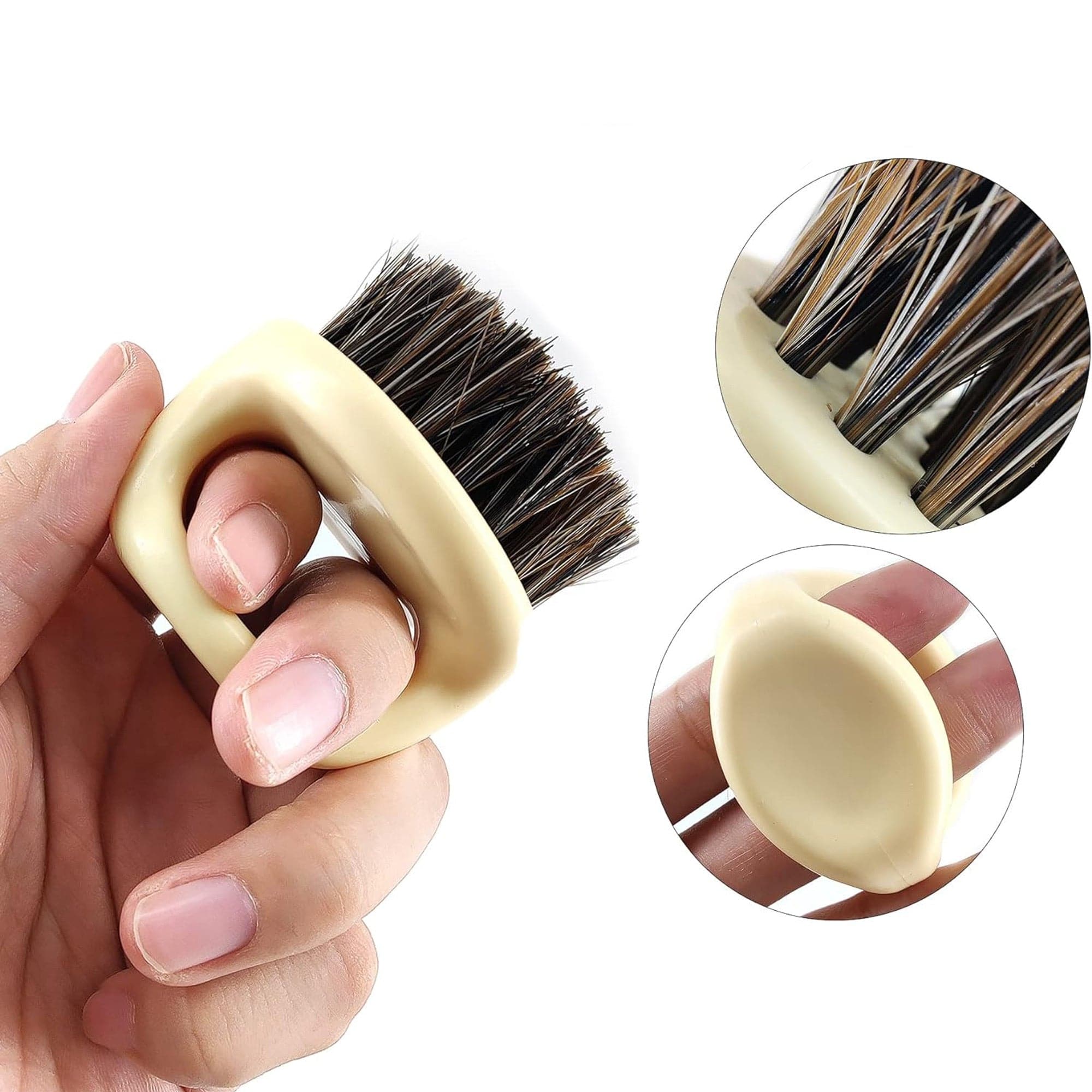 Eson - Finger Beard Brush 6x6cm (White)