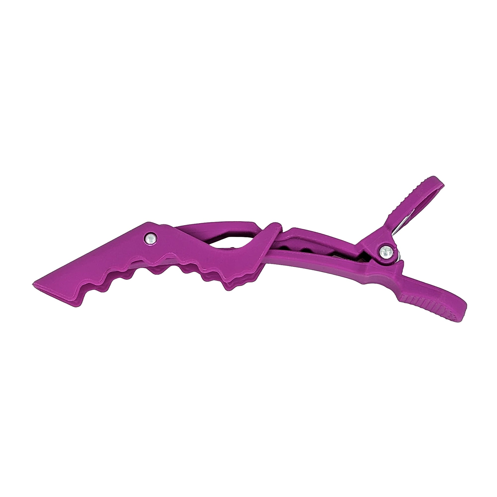 Eson - Crocodile Hair Clip 6pcs (Purple)