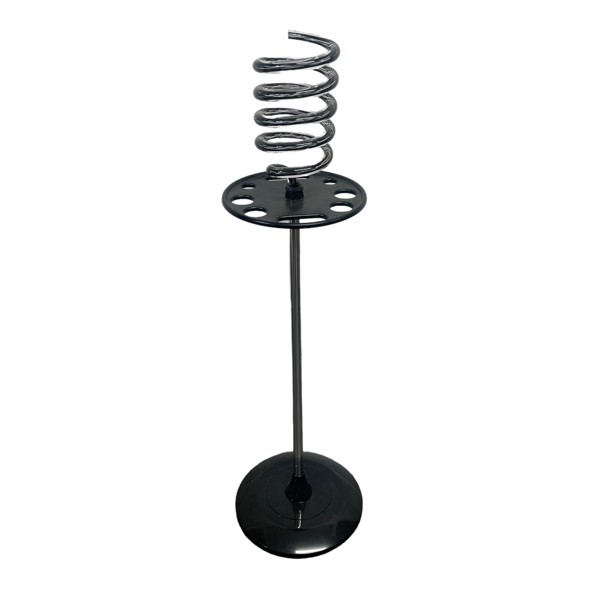 Eson - Hair Dryer Stand Acrylic Spiral Holder with Tray