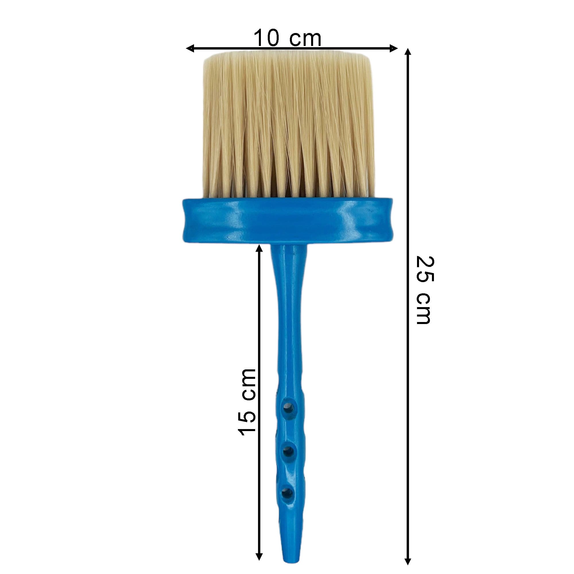 Eson - Barber Neck Brush Long Handle Wooden 25x10cm (Blue)