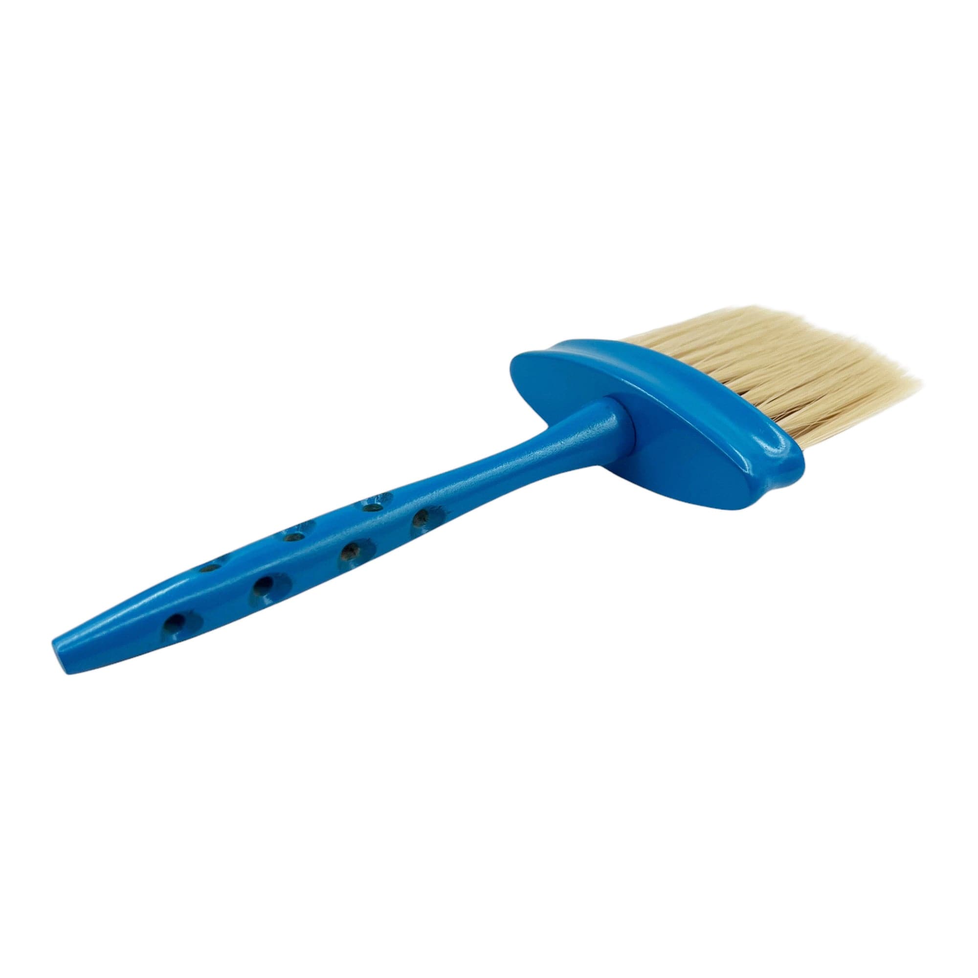 Eson - Barber Neck Brush Long Handle Wooden 25x10cm (Blue)