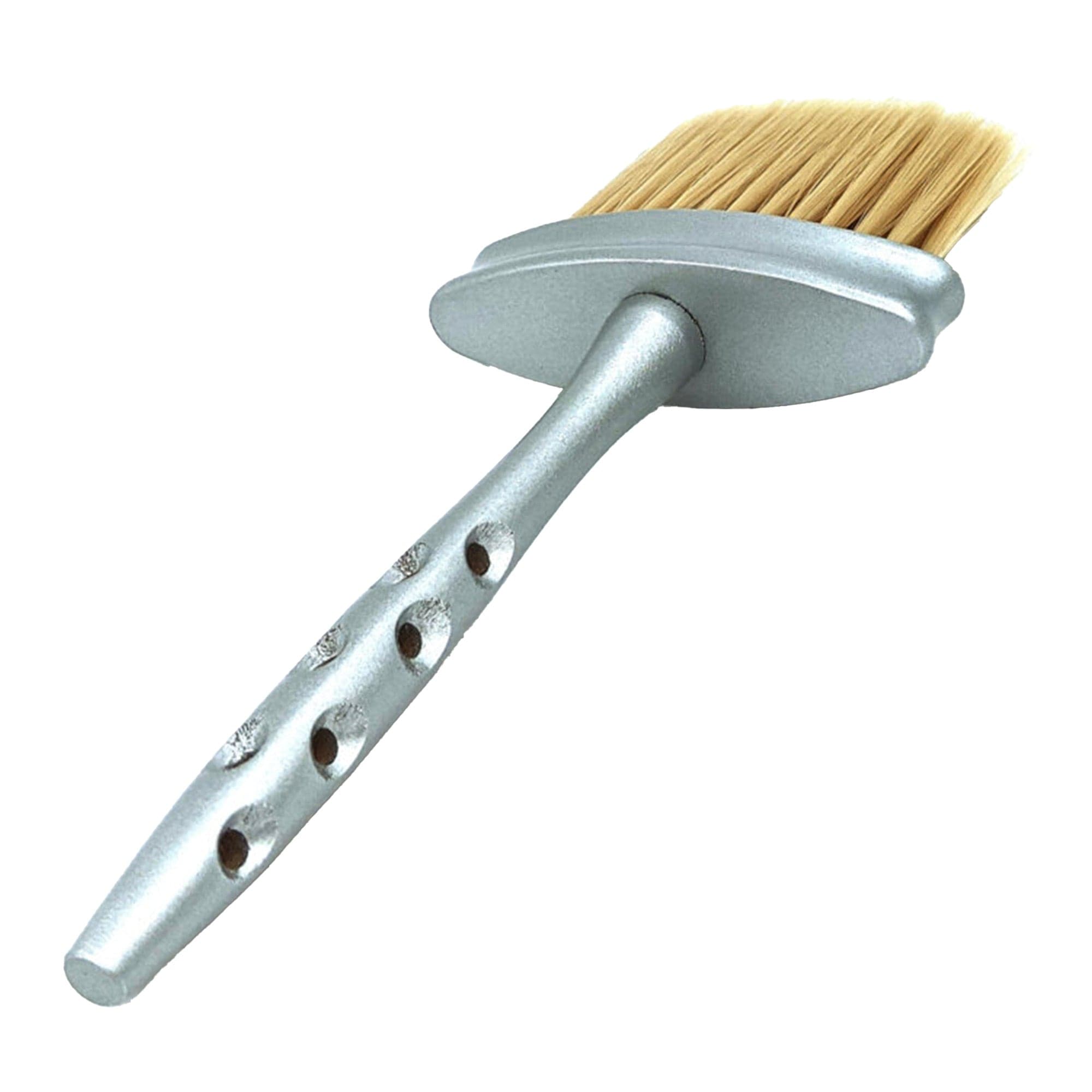 Eson - Long Handle Wooden Neck Duster Brush 25x10cm (Silver) - Eson Direct