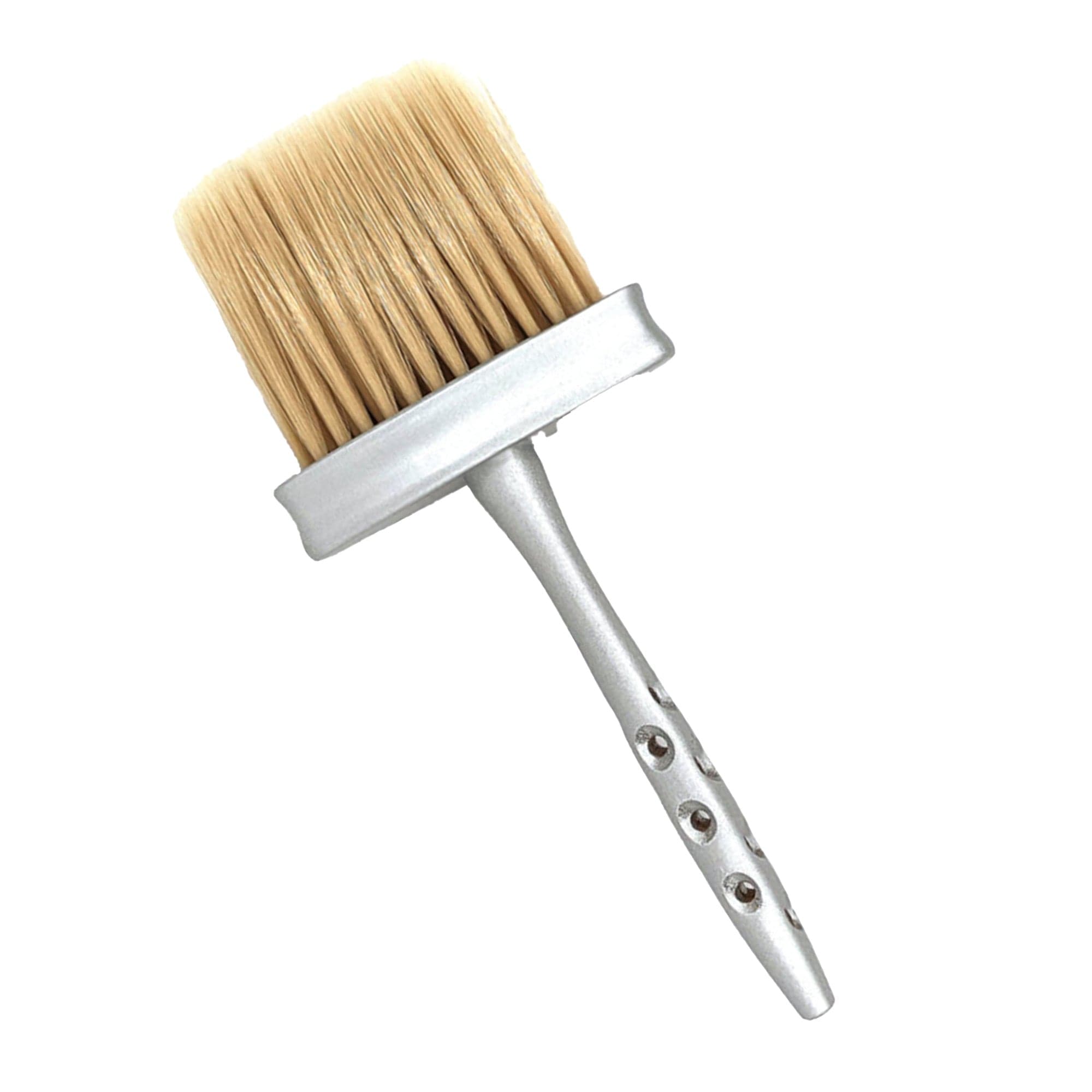 Eson - Long Handle Wooden Neck Duster Brush 25x10cm (Silver) - Eson Direct