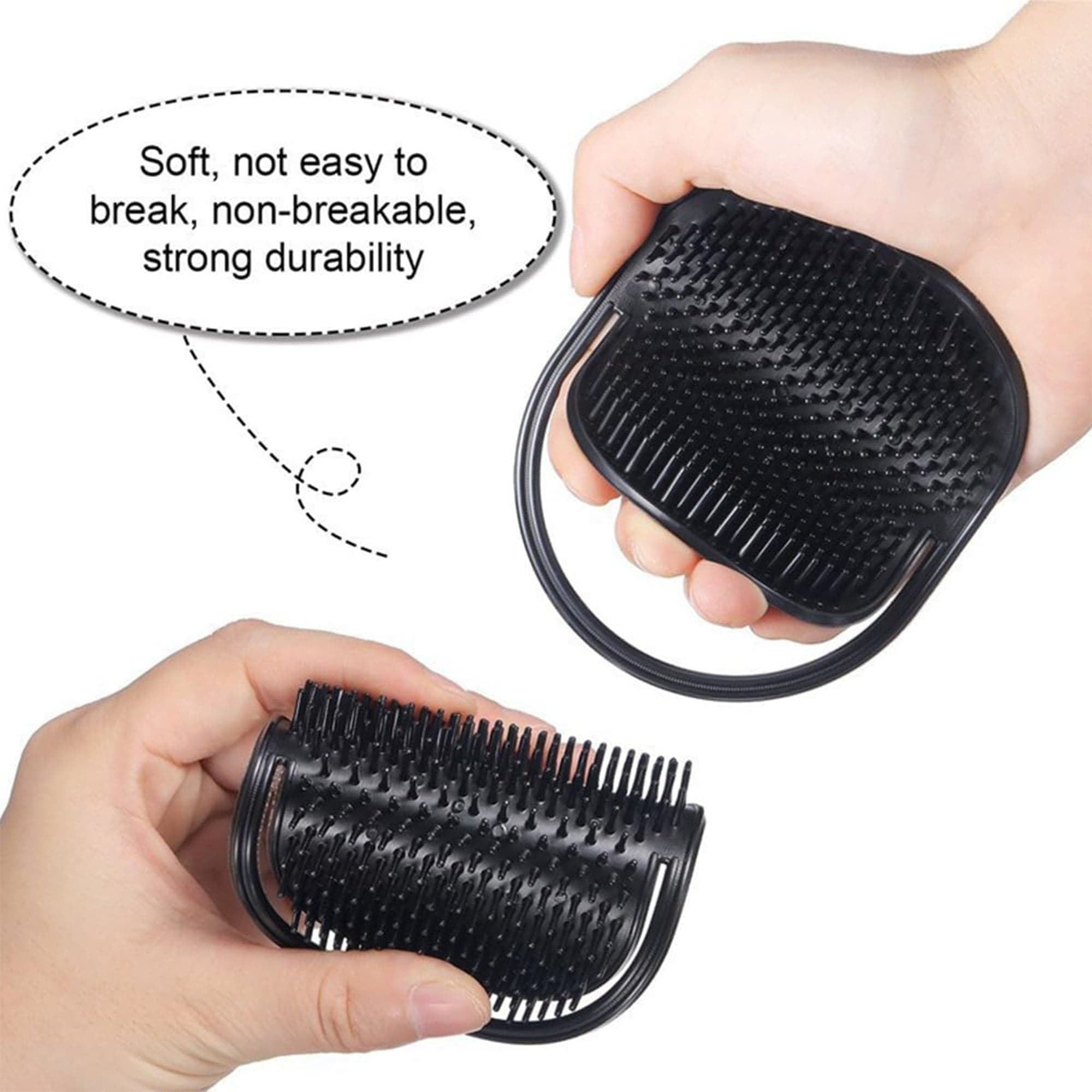 Eson - Hair Massage Brush Head Scrubber 9.8x7.5cm