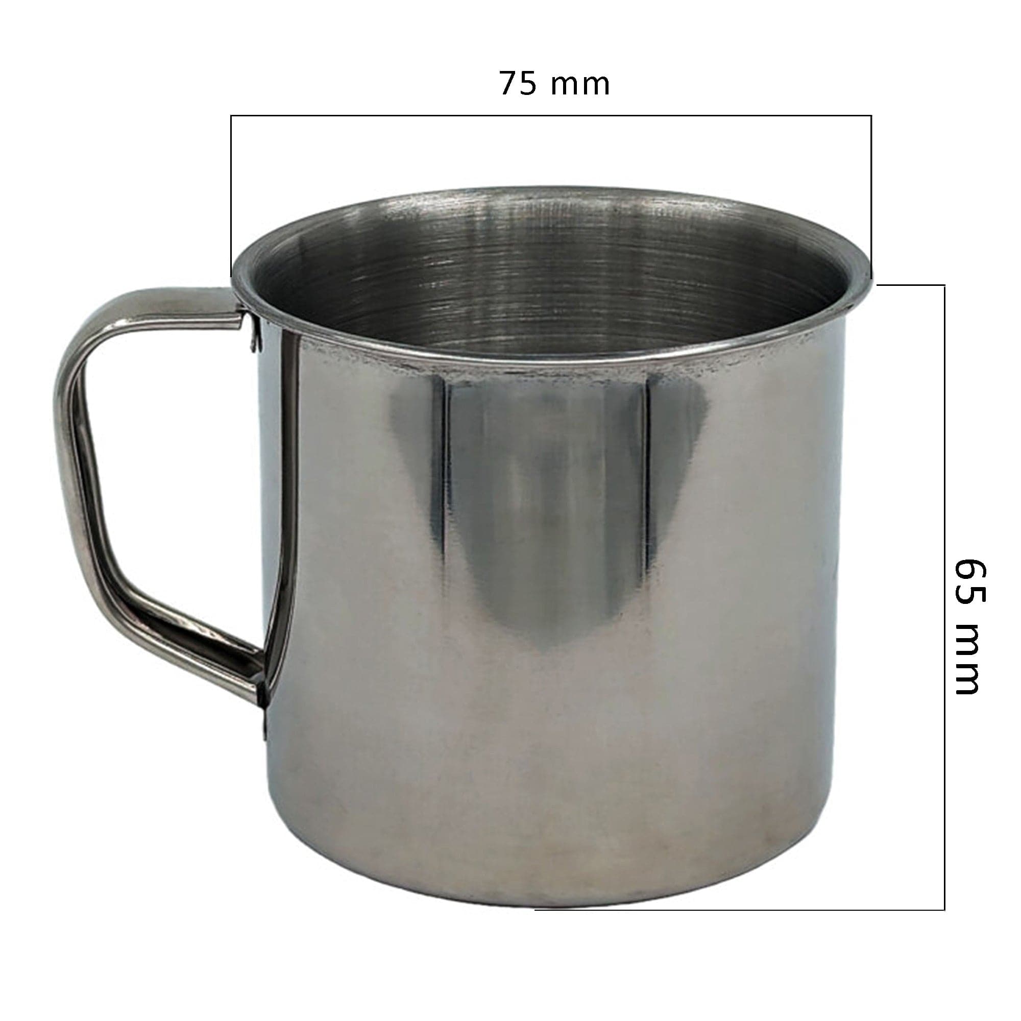 Eson - Shaving Bowl Mug Stainless Steel 6.5x7.5cm