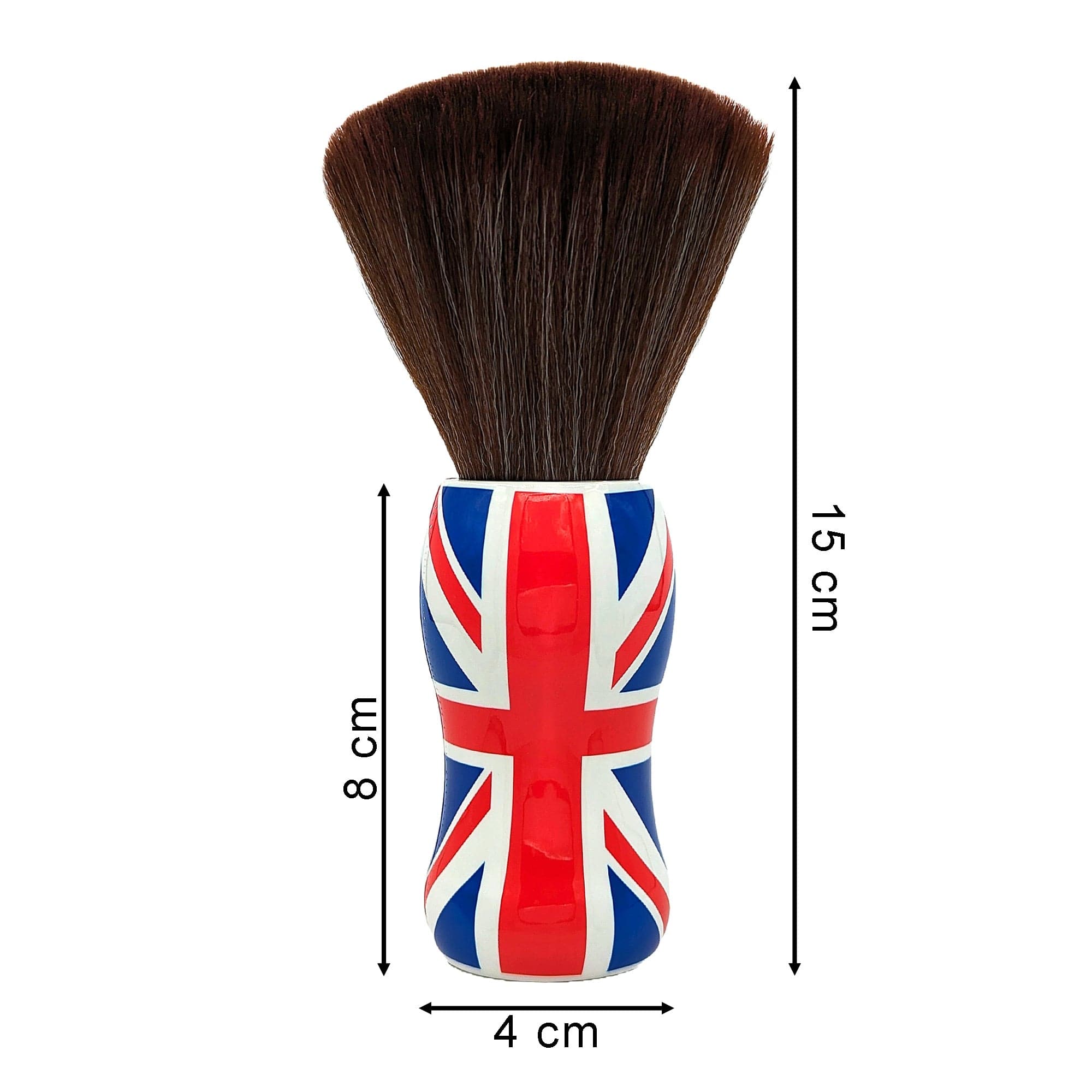 Eson - Neck Brush Union Jack British Flag Round Handle 15x5cm - Eson Direct