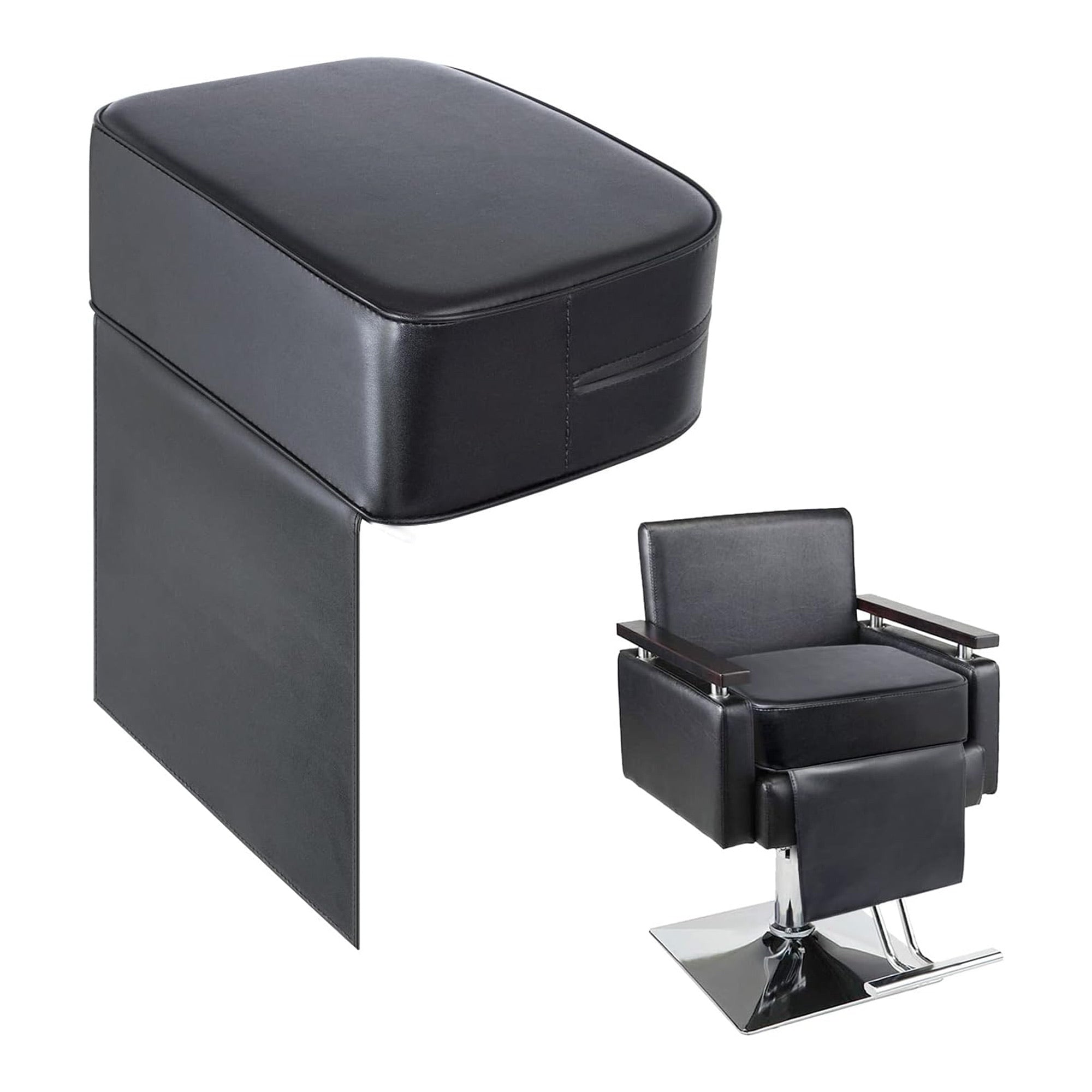 Kids Booster Seats - Professional Salon & Barber Cushion Black
