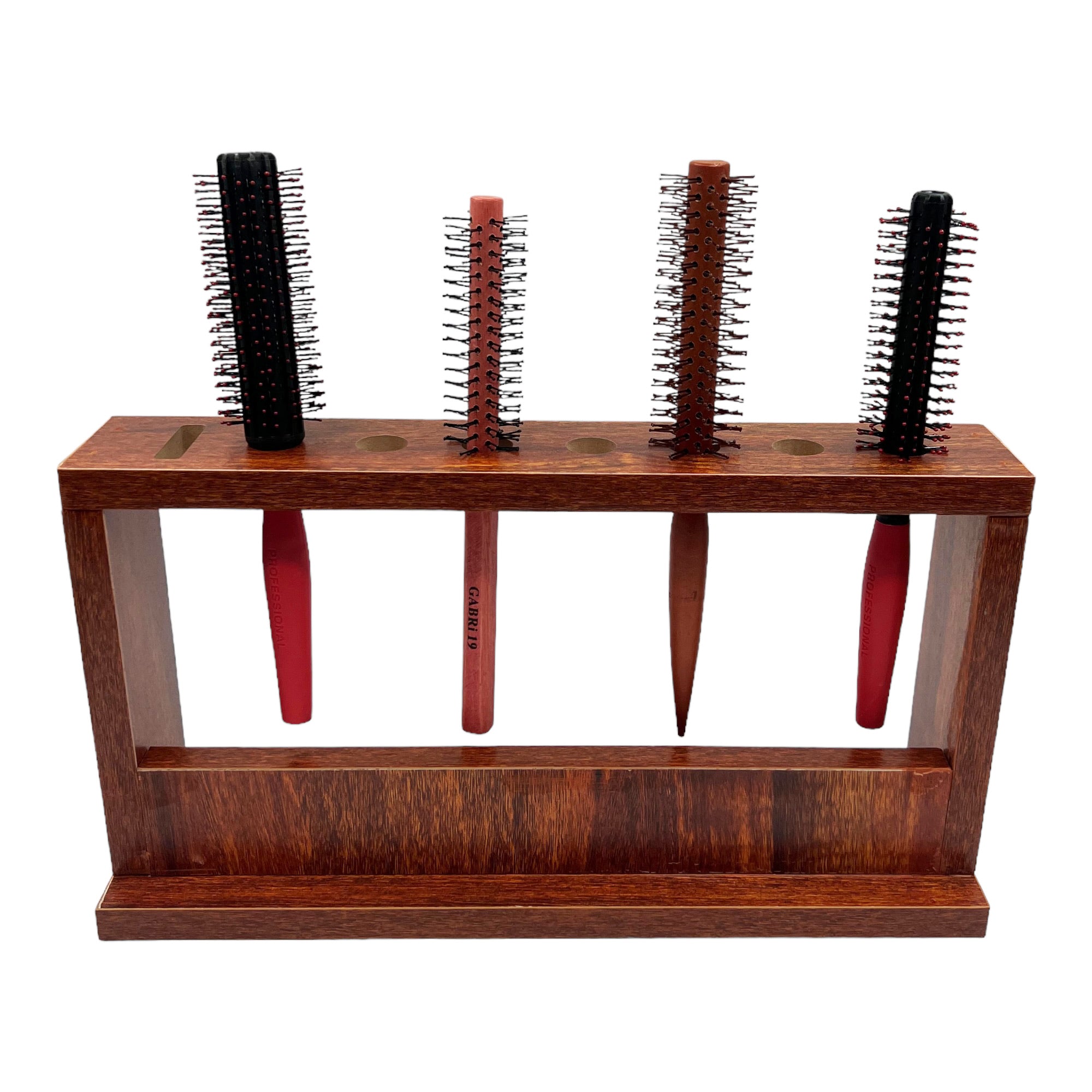 Eson - Scissor & Brush Holder Wooden Stand