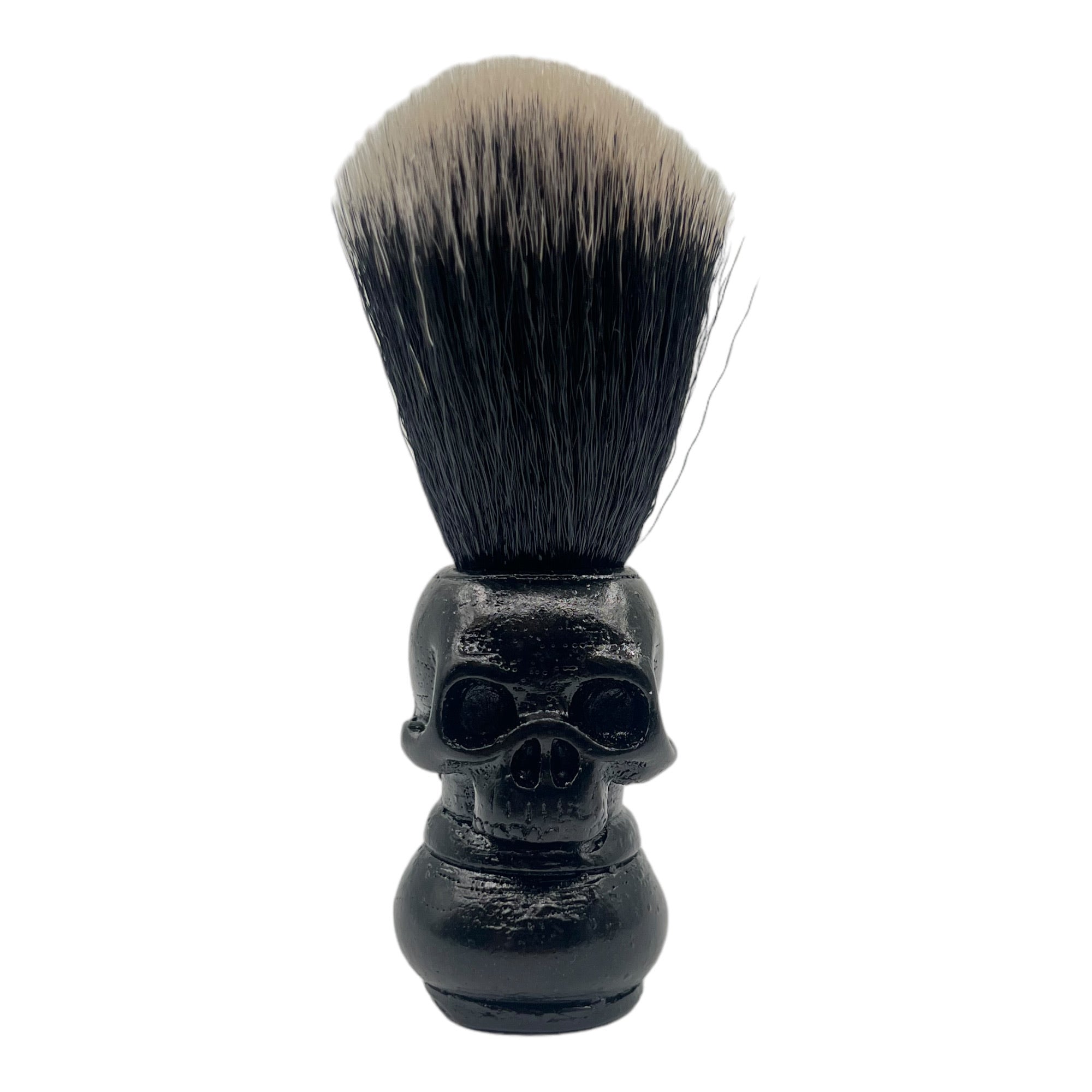 Eson - Shaving Brush Skull Wooden Handle 17x5cm (Black)