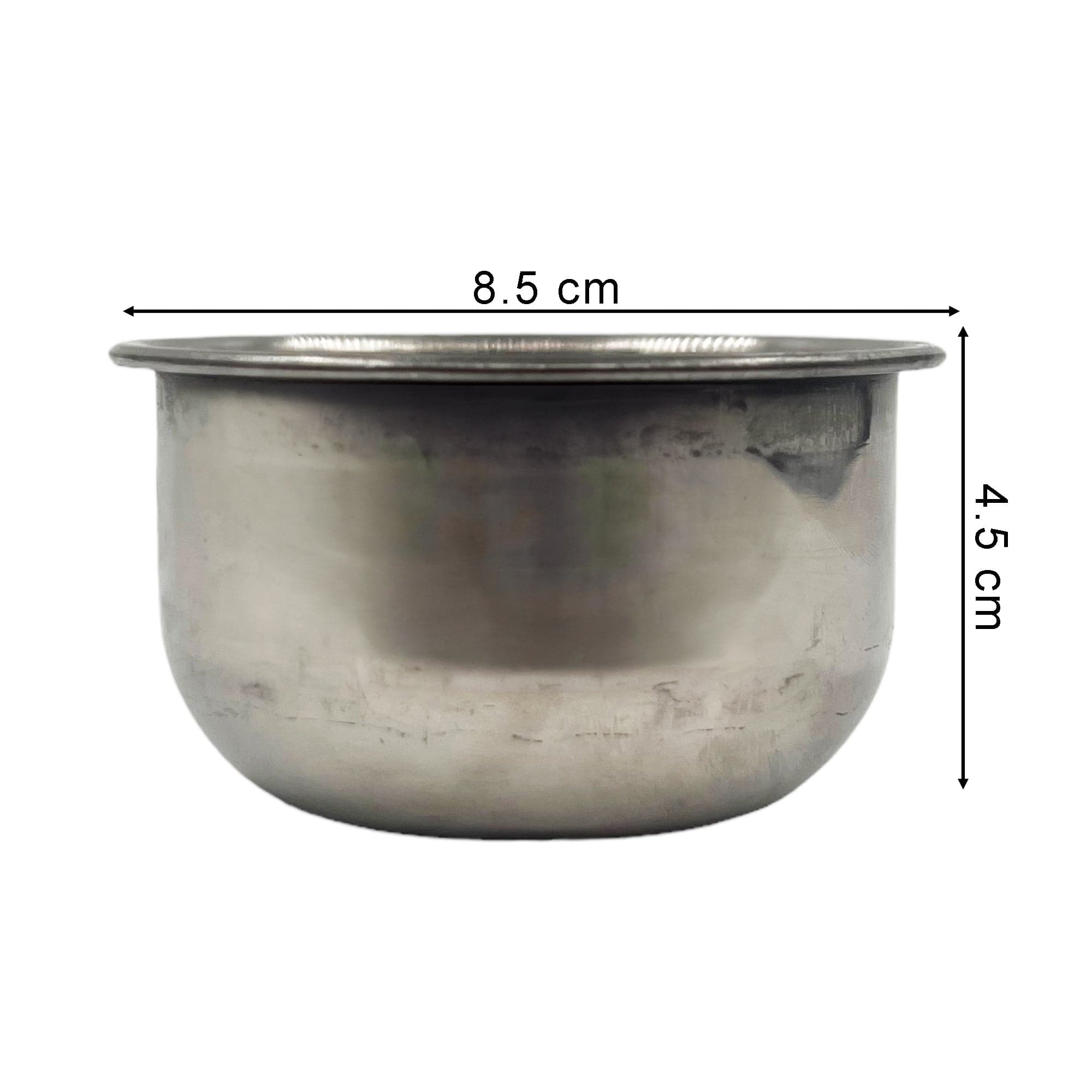 Eson - Stainless Steel Shaving Bowl Classic 9x5cm - Eson Direct