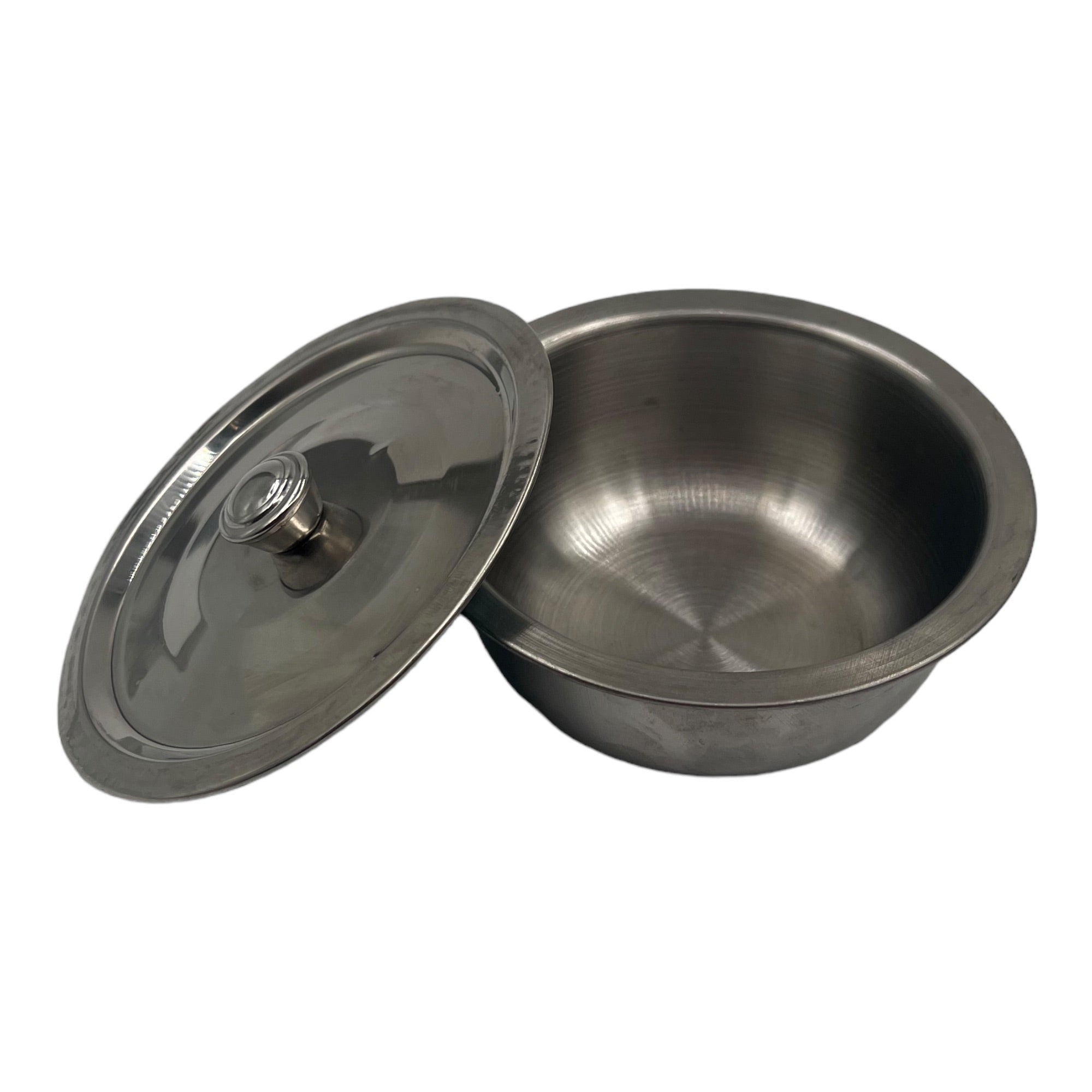 Eson - Stainless Steel Shaving Bowl With Lid 5x12cm