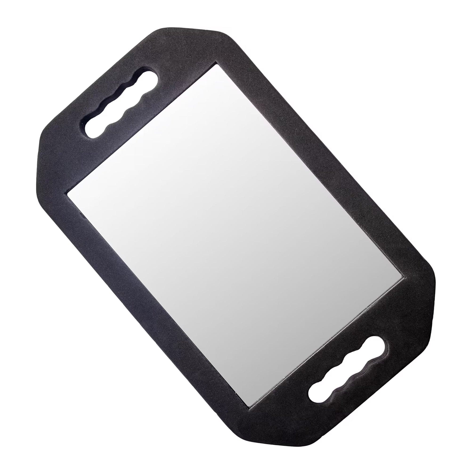 Eson - Two Handed Salon Mirror Foam 40x25cm (Black) - Eson Direct