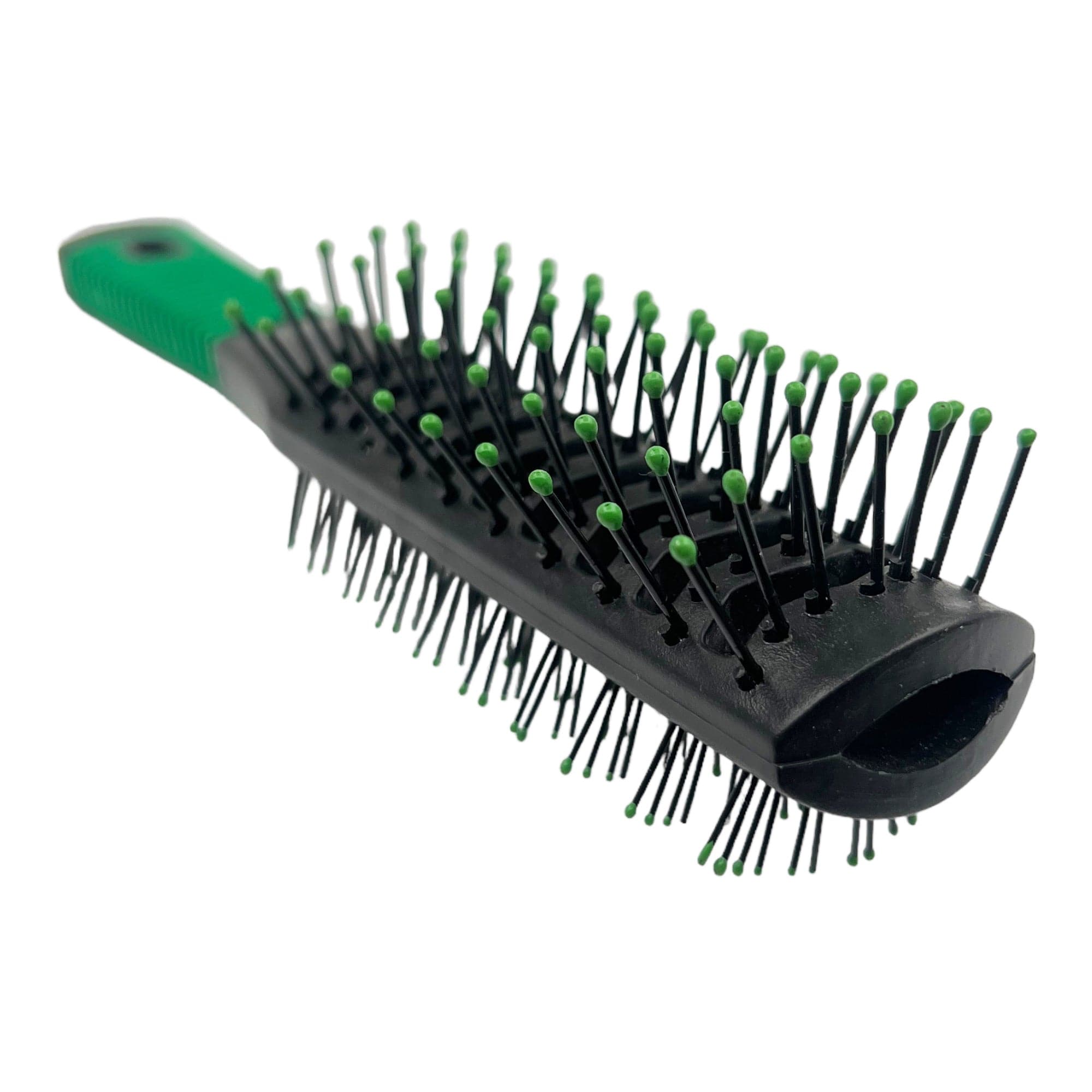 Eson - Vent Hair Brush Double Sided Tunnel 20x4cm (Green) - Eson Direct