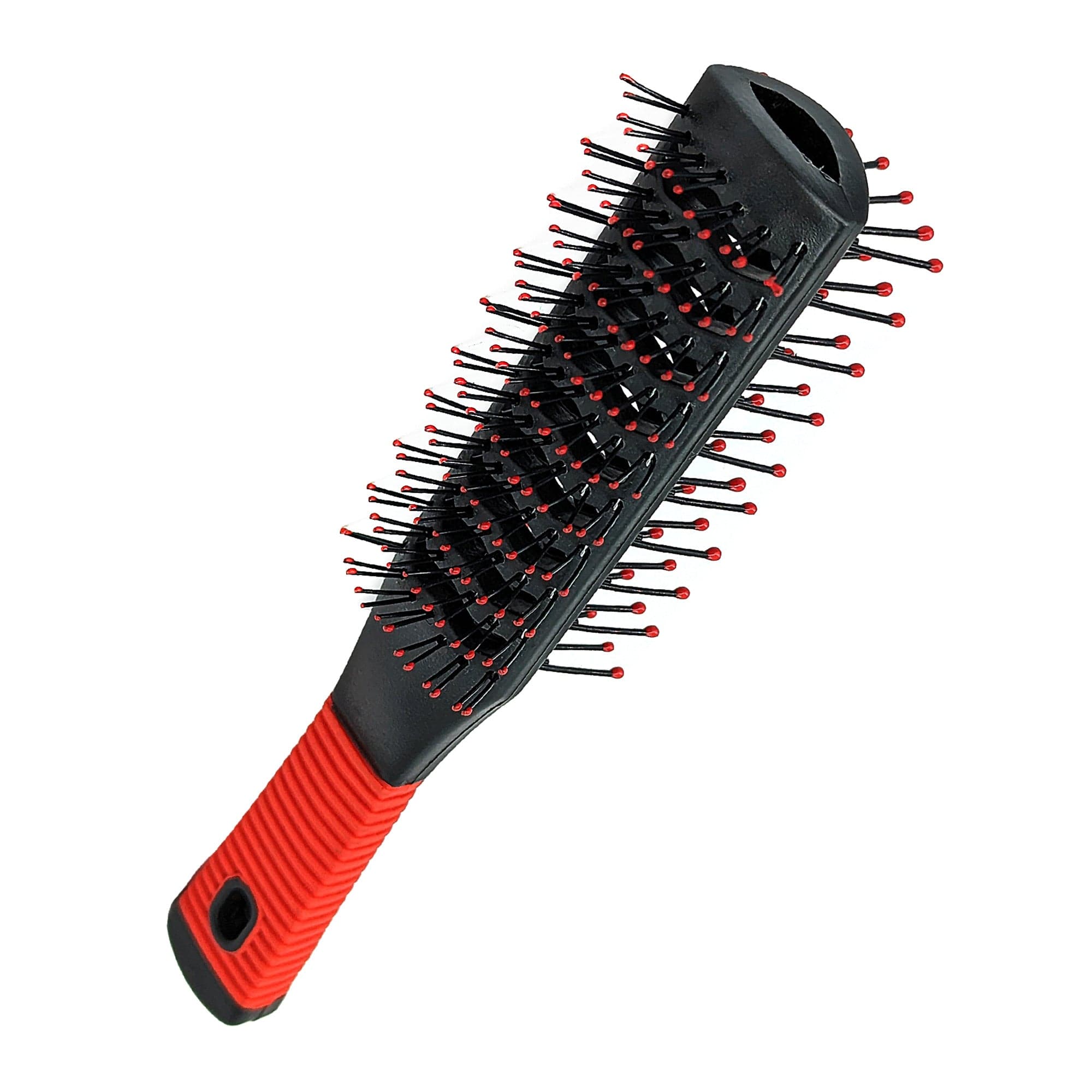 Eson - Vent Hair Brush Double Sided Tunnel 20x4cm (Red) - Eson Direct