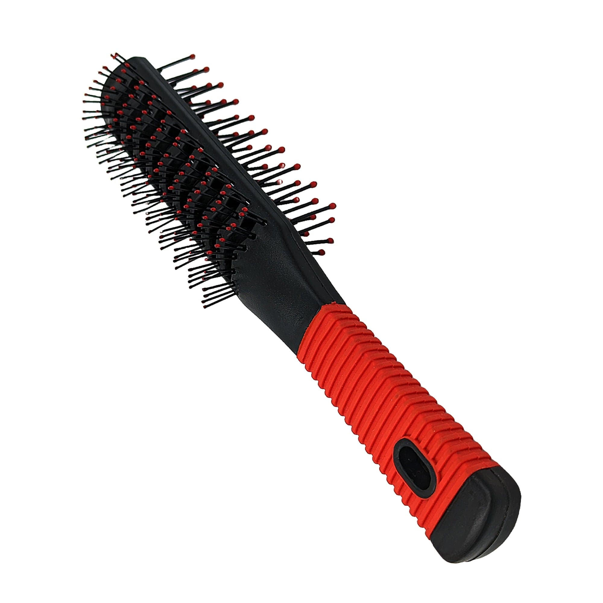 Eson - Vent Hair Brush Double Sided Tunnel 20x4cm (Red) - Eson Direct